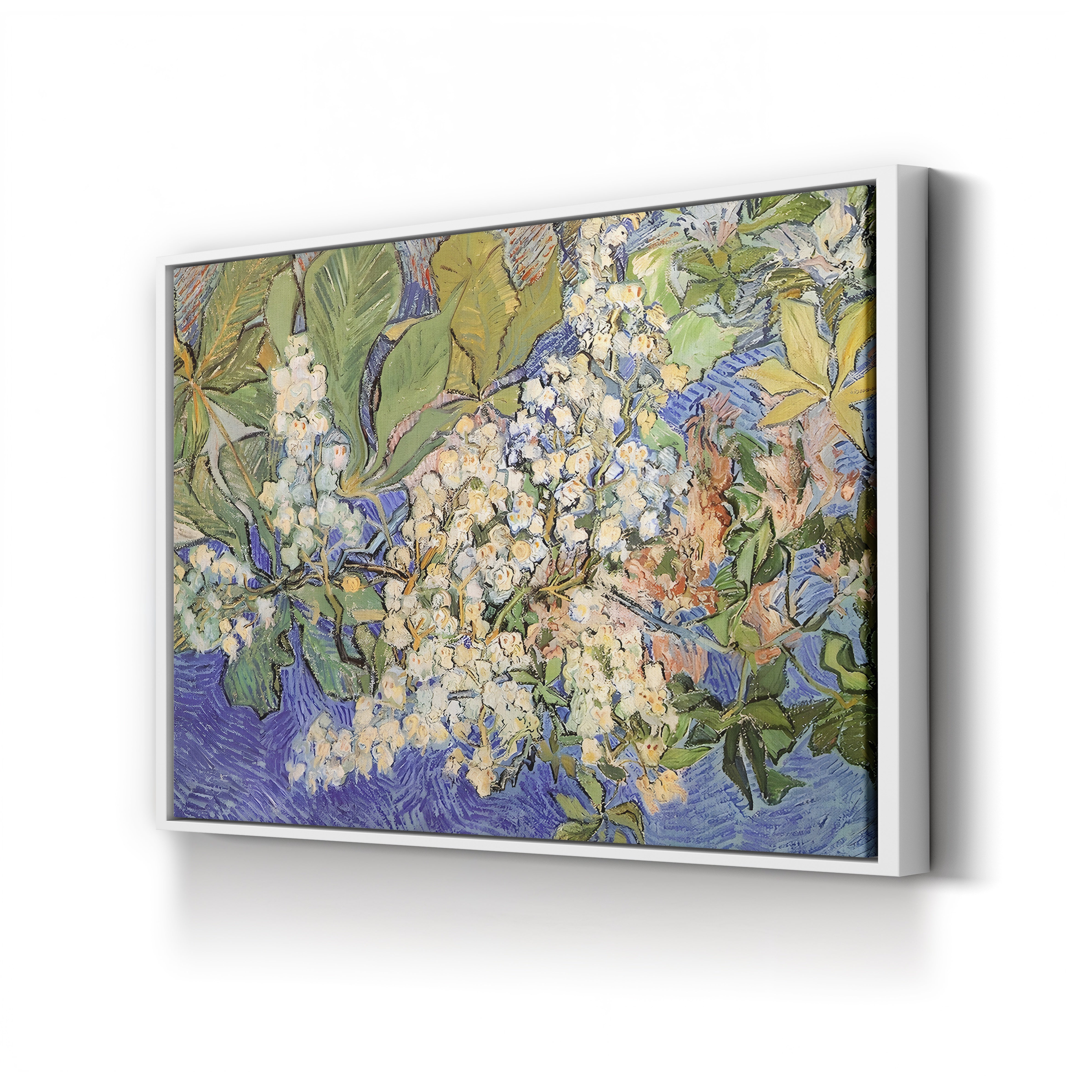 Blossoming Chestnut Branches, 1890 – Vincent van Gogh Wall Art | Post-Impressionist Floral Canvas Print