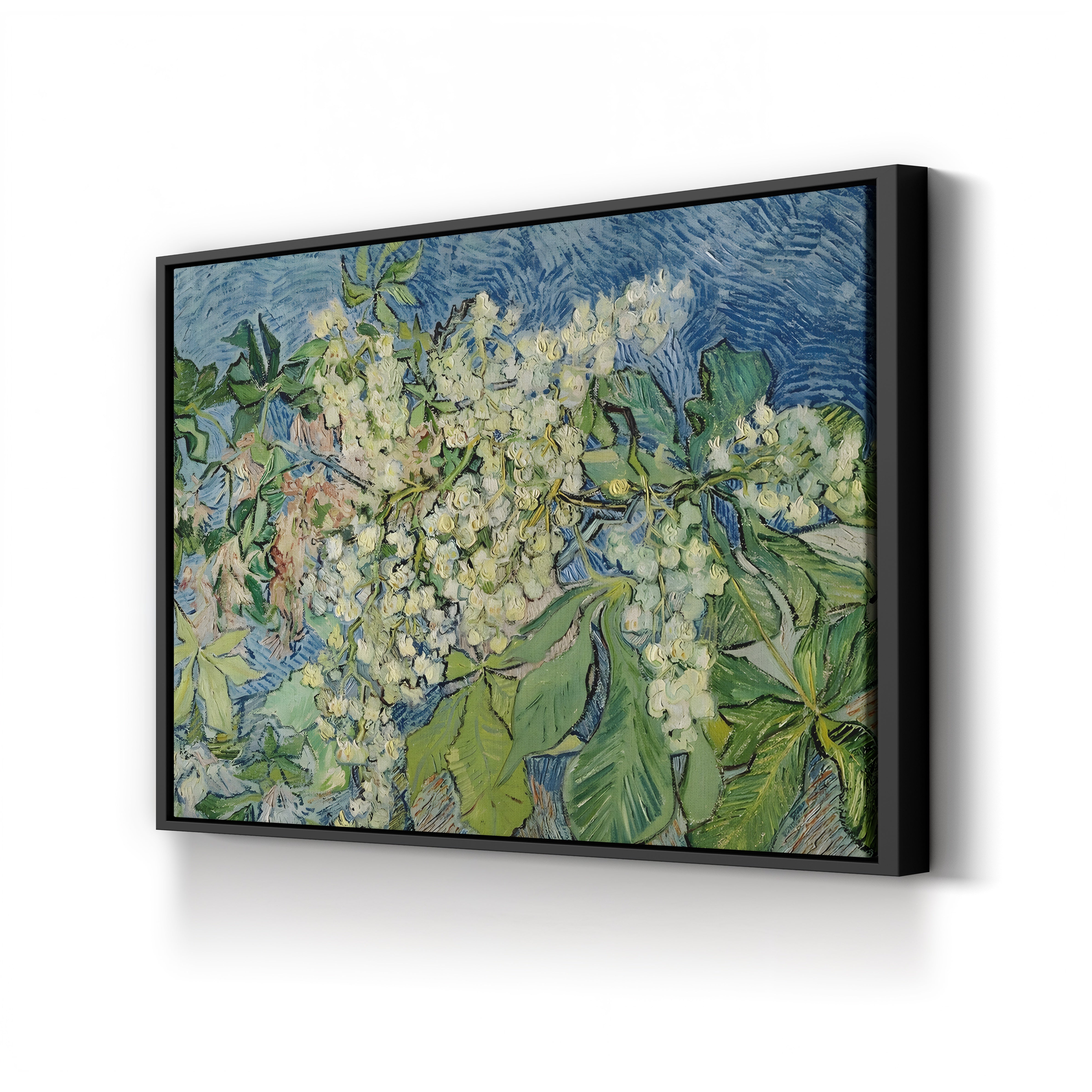 Blossoming Chestnut Branches – Vincent van Gogh Wall Art | Post-Impressionist Floral Canvas Print