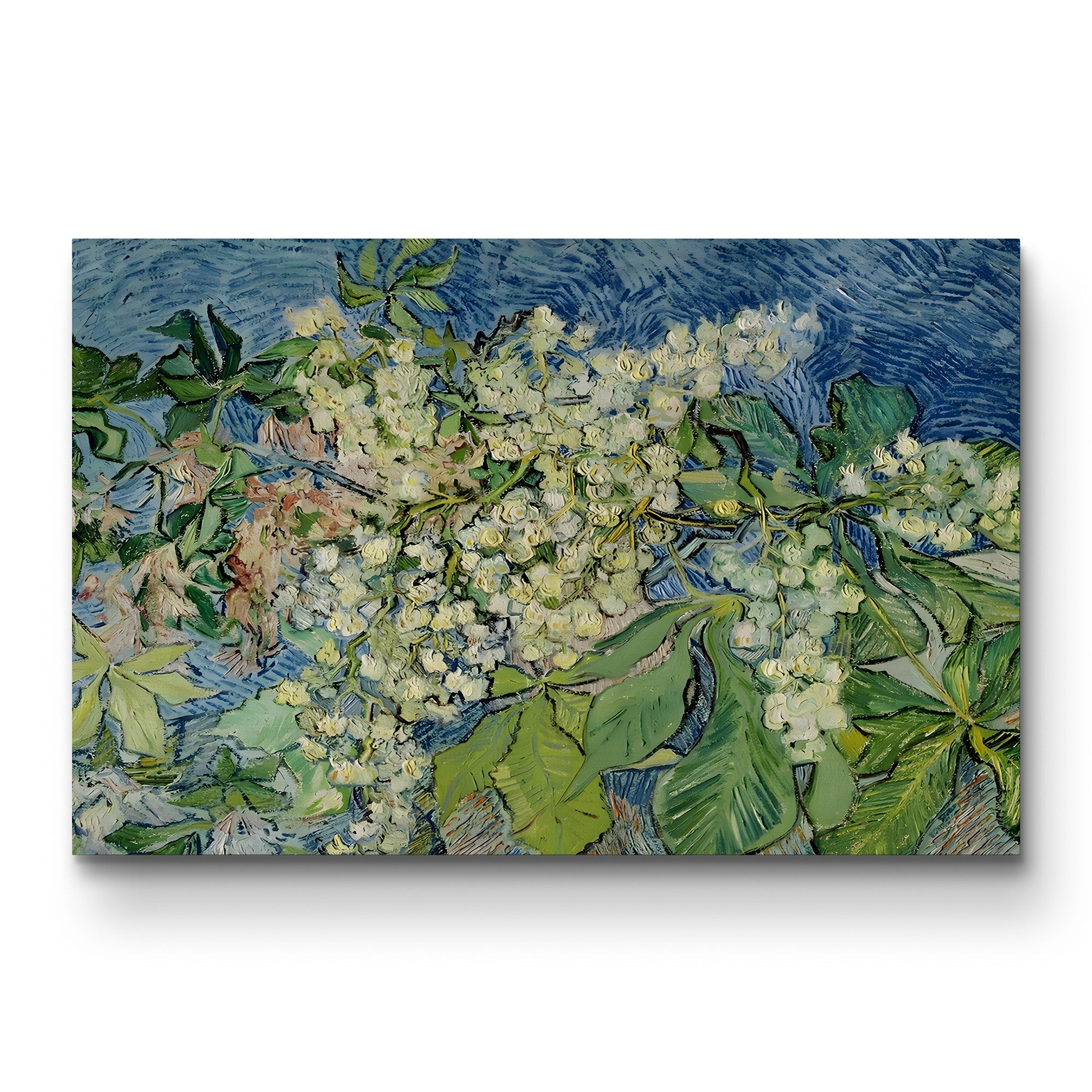 Blossoming Chestnut Branches – Vincent van Gogh Wall Art | Post-Impressionist Floral Canvas Print