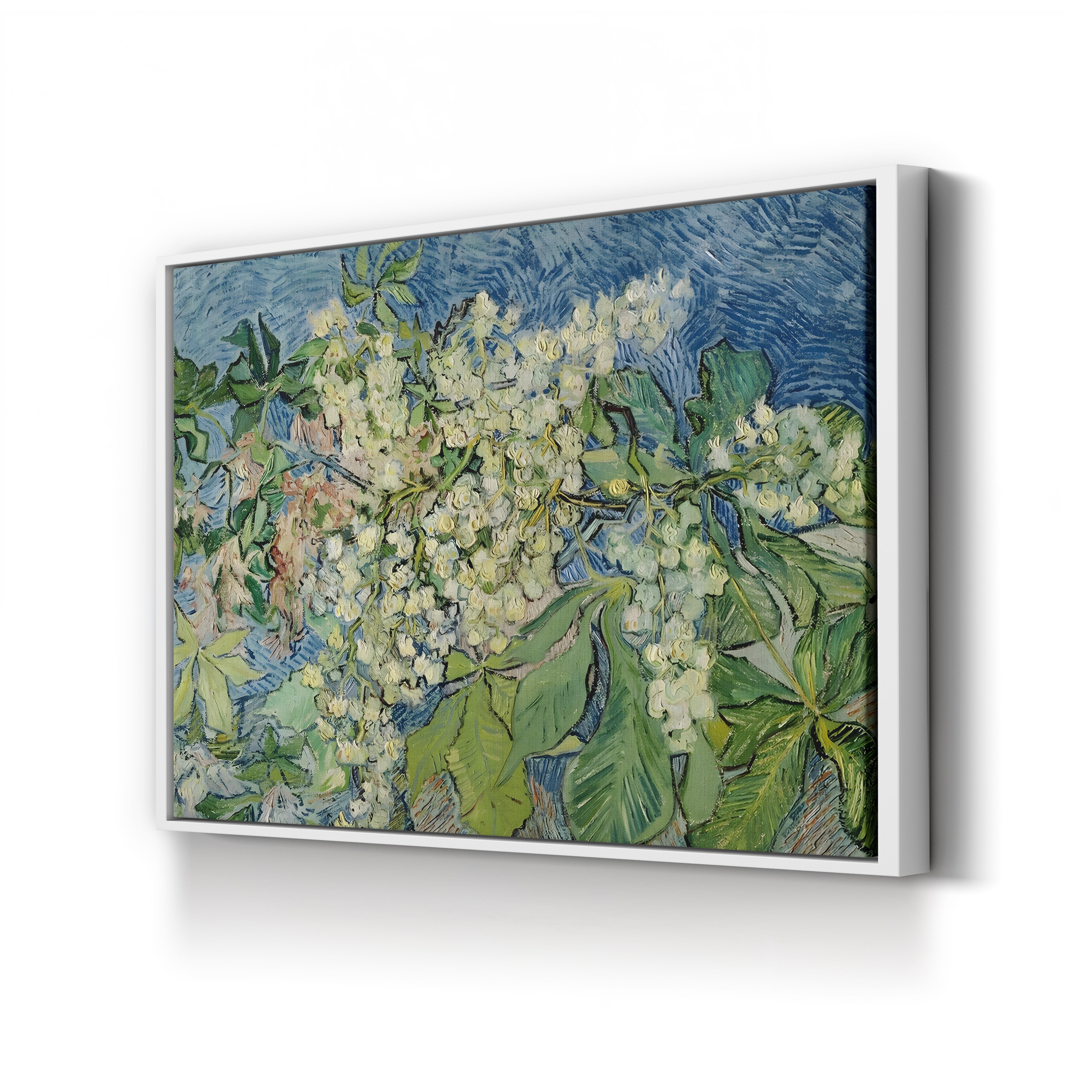 Blossoming Chestnut Branches – Vincent van Gogh Wall Art | Post-Impressionist Floral Canvas Print