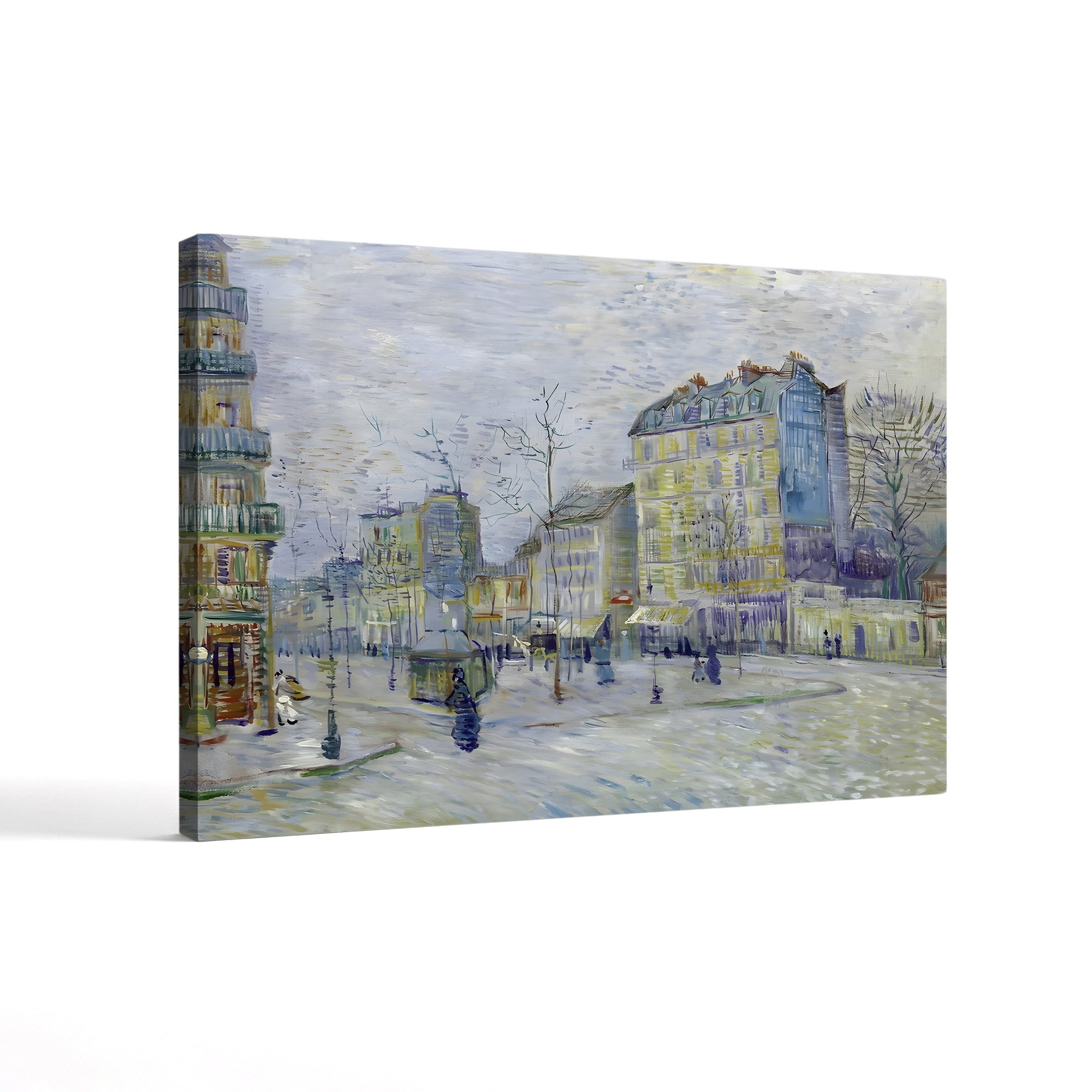 Boulevard de Clichy, 1887 – Vincent van Gogh Wall Art | Impressionist Paris Street Canvas Print