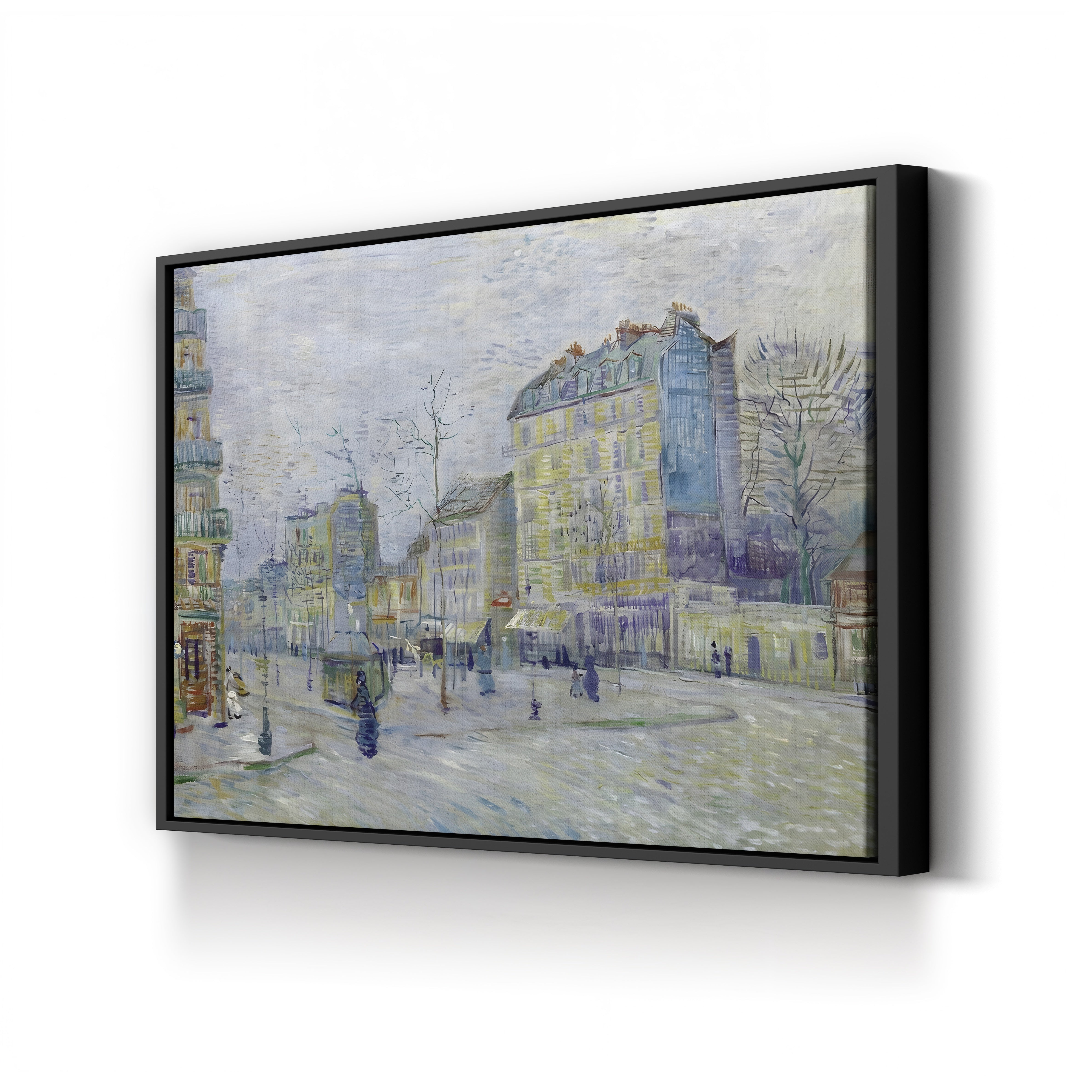 Boulevard de Clichy, 1887 – Vincent van Gogh Wall Art | Impressionist Paris Street Canvas Print