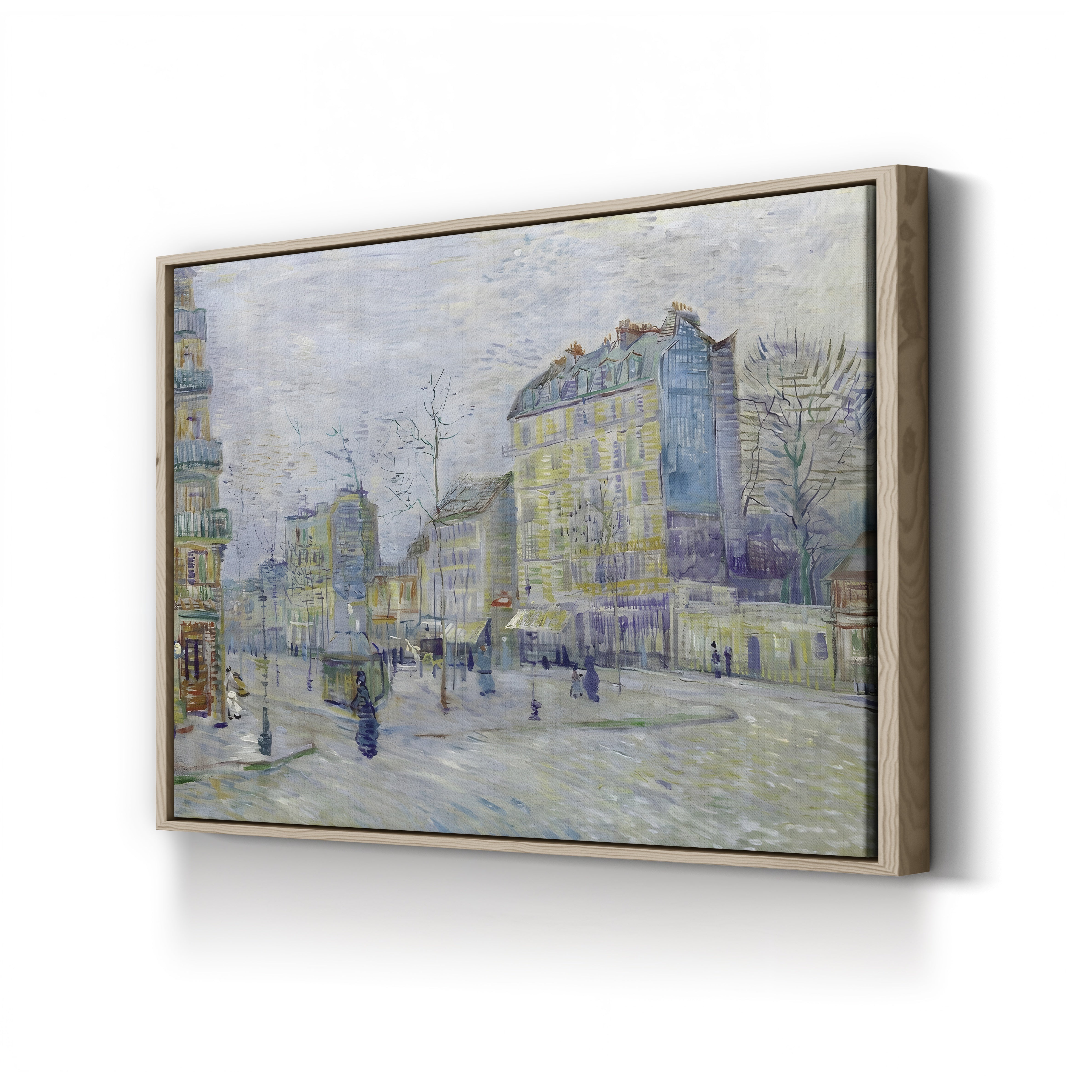 Boulevard de Clichy, 1887 – Vincent van Gogh Wall Art | Impressionist Paris Street Canvas Print