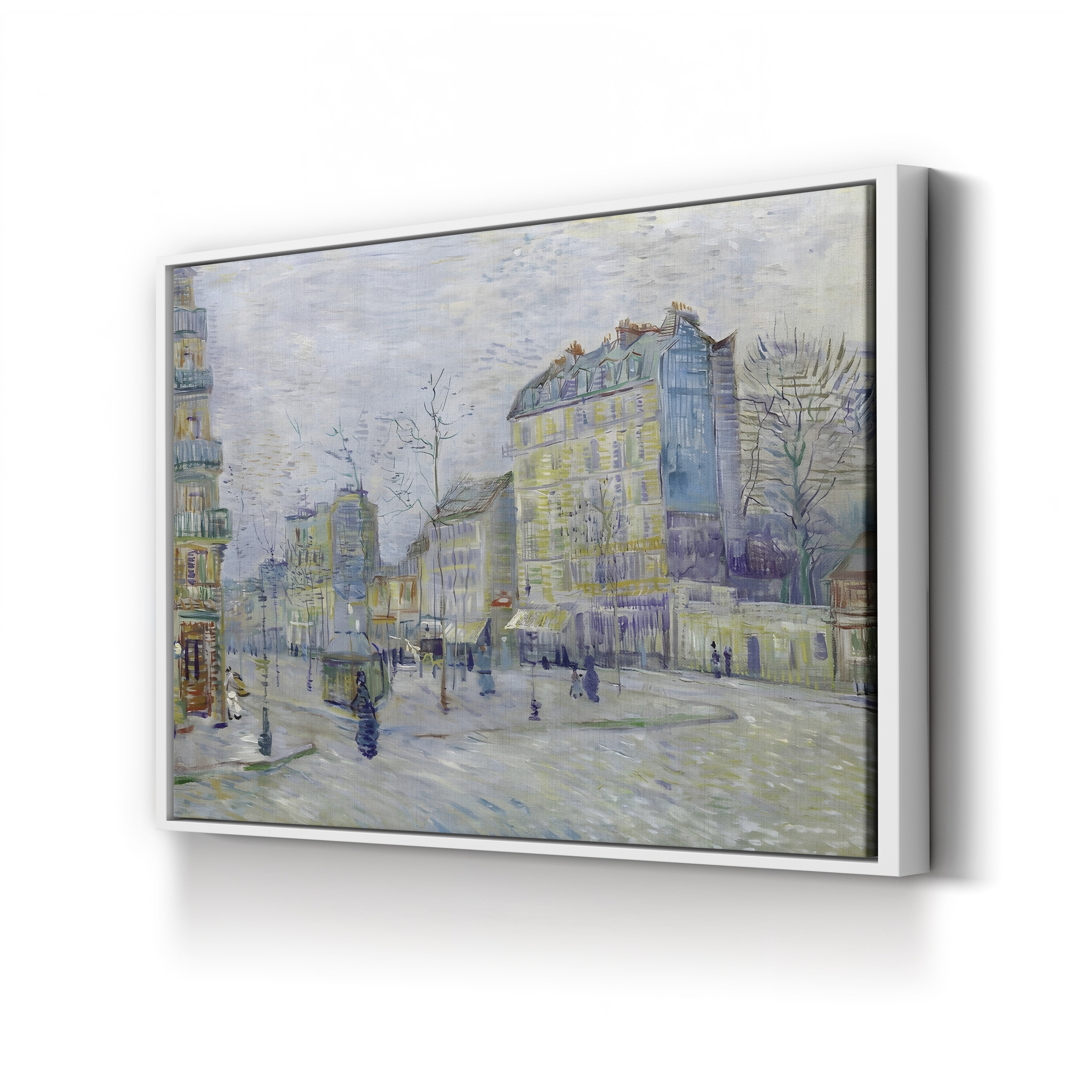 Boulevard de Clichy, 1887 – Vincent van Gogh Wall Art | Impressionist Paris Street Canvas Print