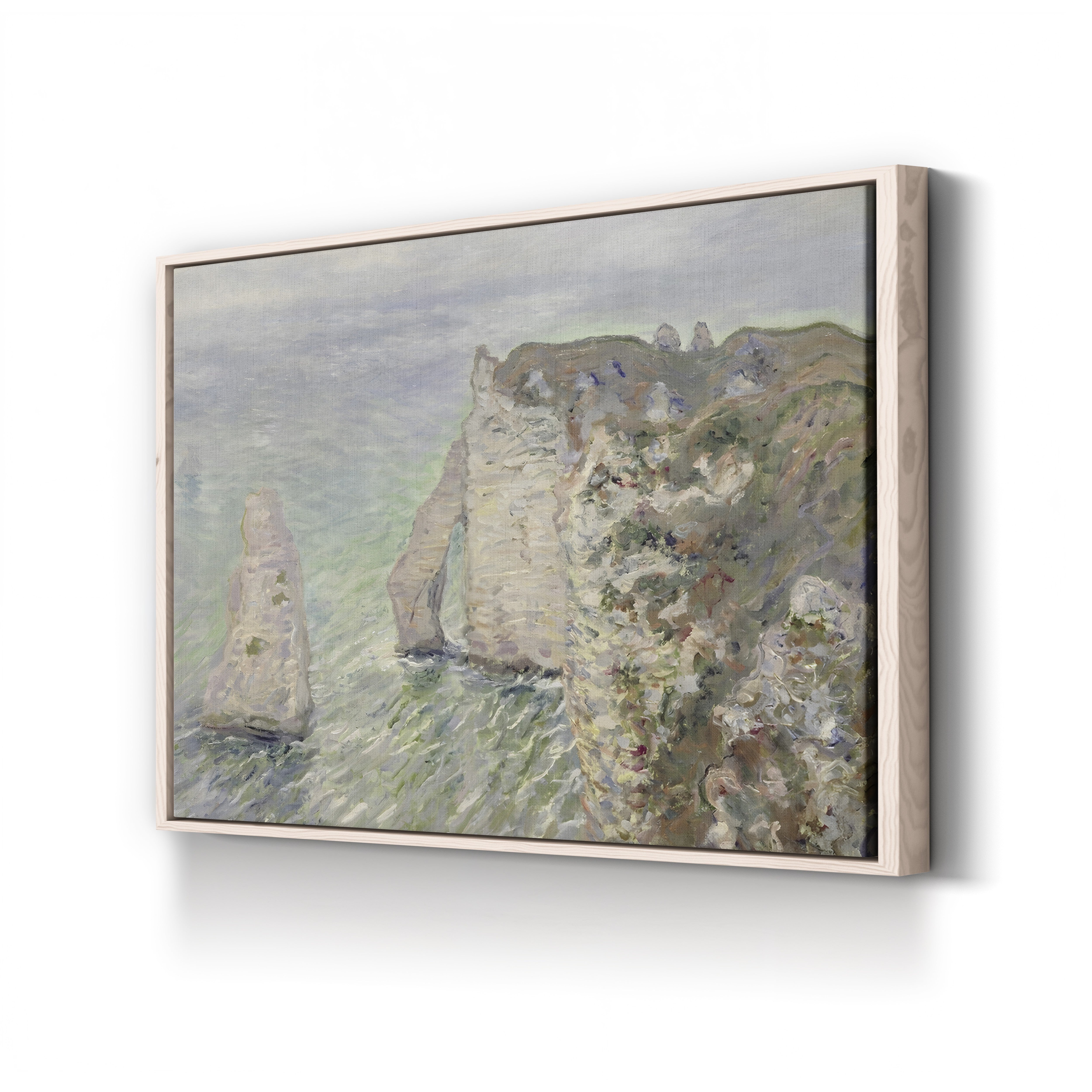 L’Aiguille and the Porte d’Aval, Étretat (Étretat, l’Aiguille et la Porte d’Aval), 1885-86 by Claude Monet
