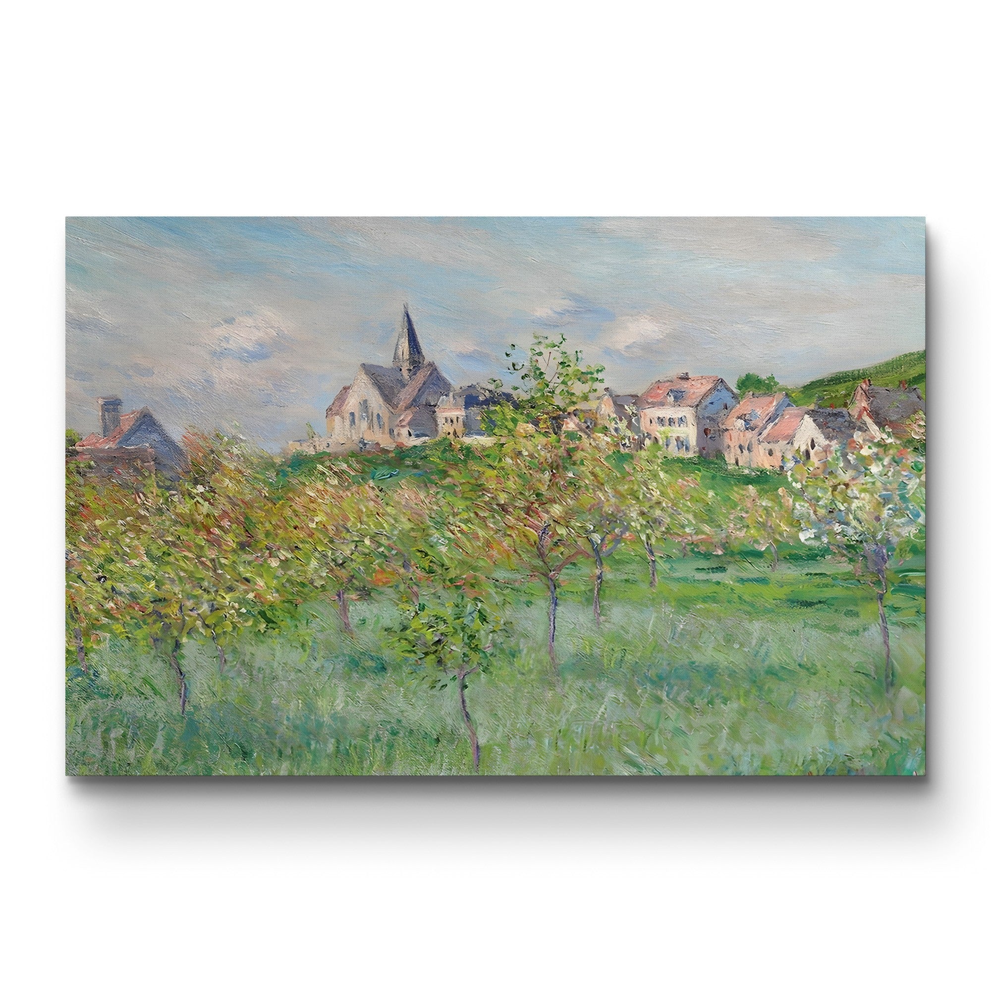 Spring in Giverny, Afternoon Effect (Printemps à Giverny, effet d’après-midi), 1885 by Claude Monet