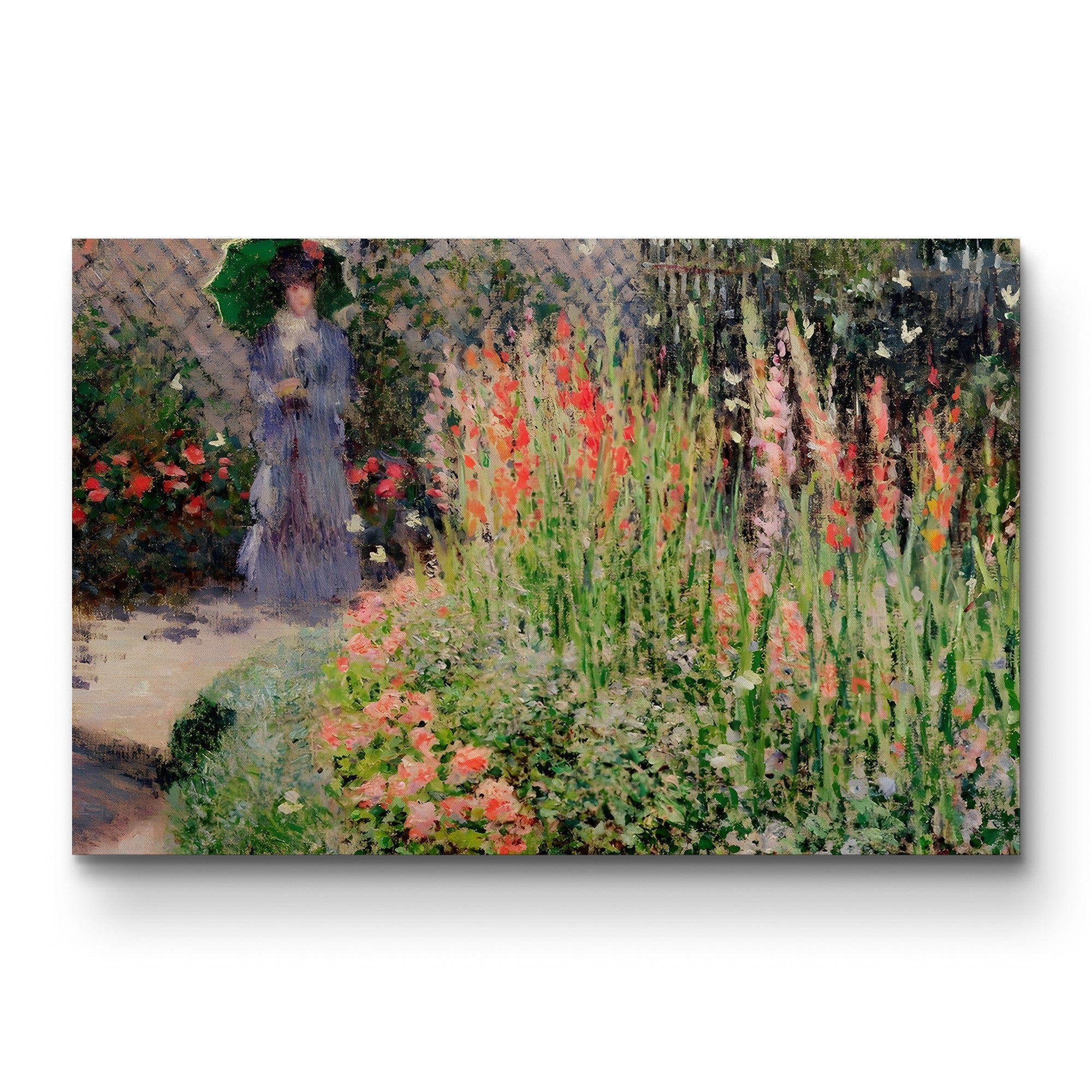 Gladioli, c. 1876 – Claude Monet Wall Art | Impressionist Floral Garden Canvas Print