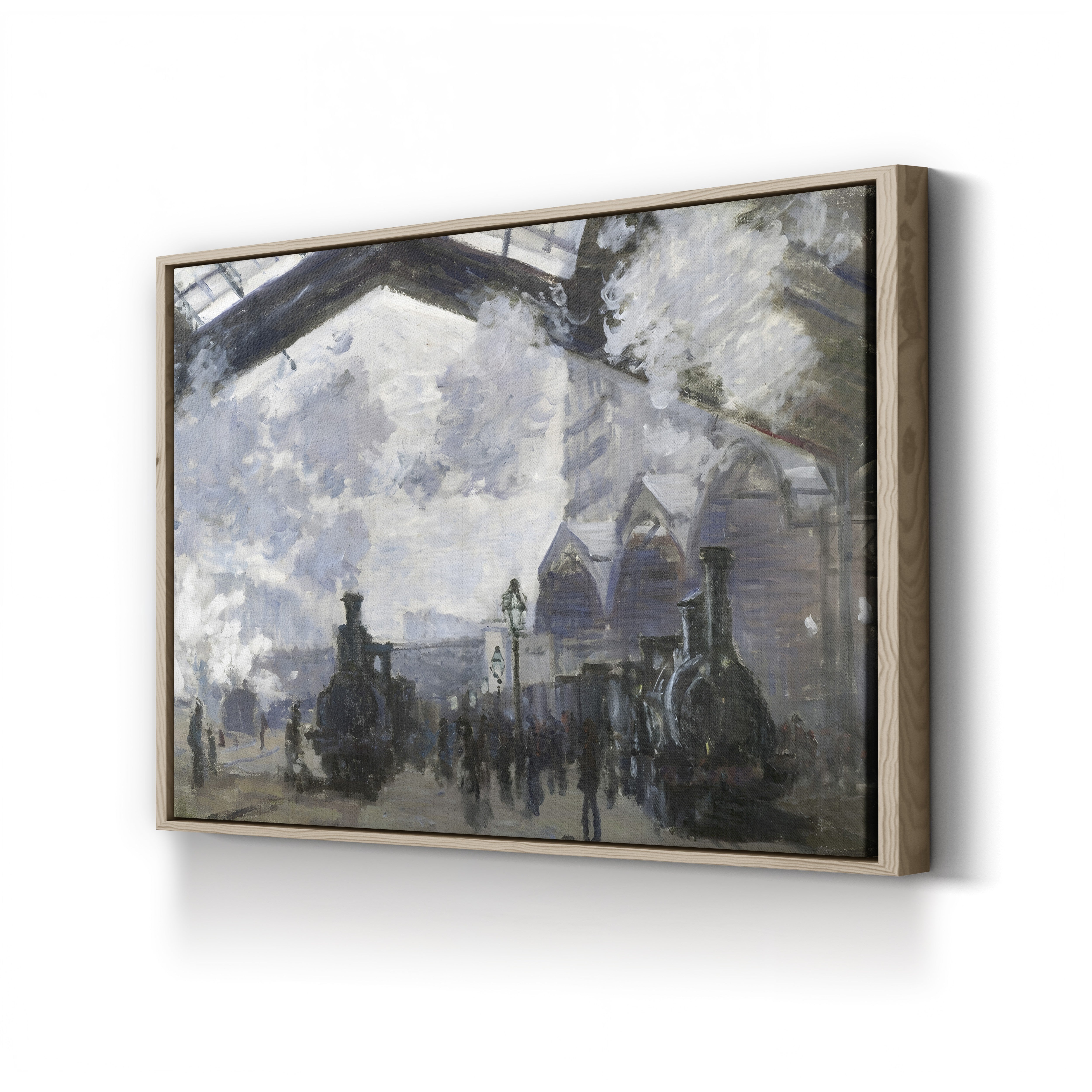The Gare Saint-Lazare (La Gare Saint-Lazare), 1877 by Claude Monet
