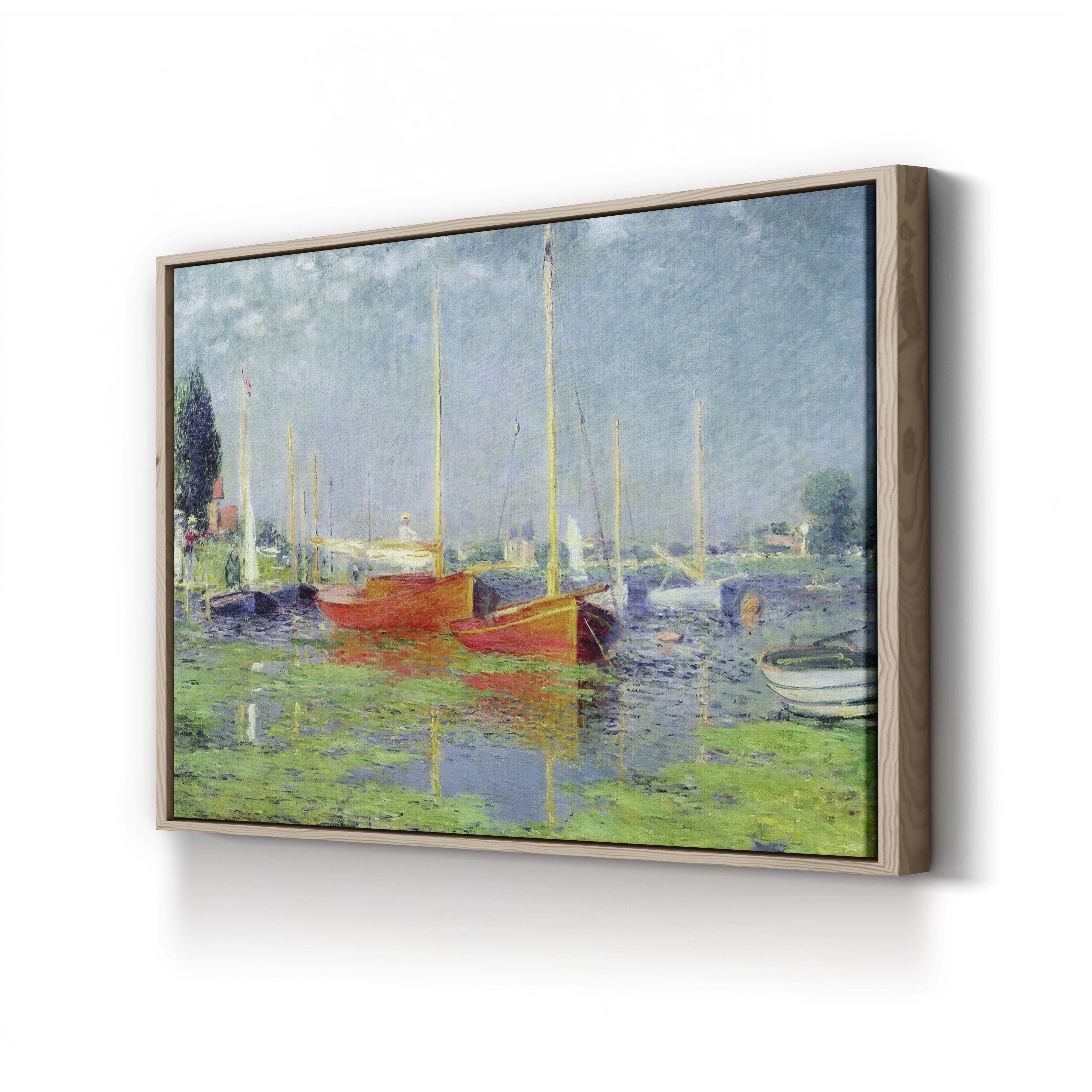 Argenteuil, 1875 – Claude Monet Wall Art | Impressionist Seine Landscape Canvas Print