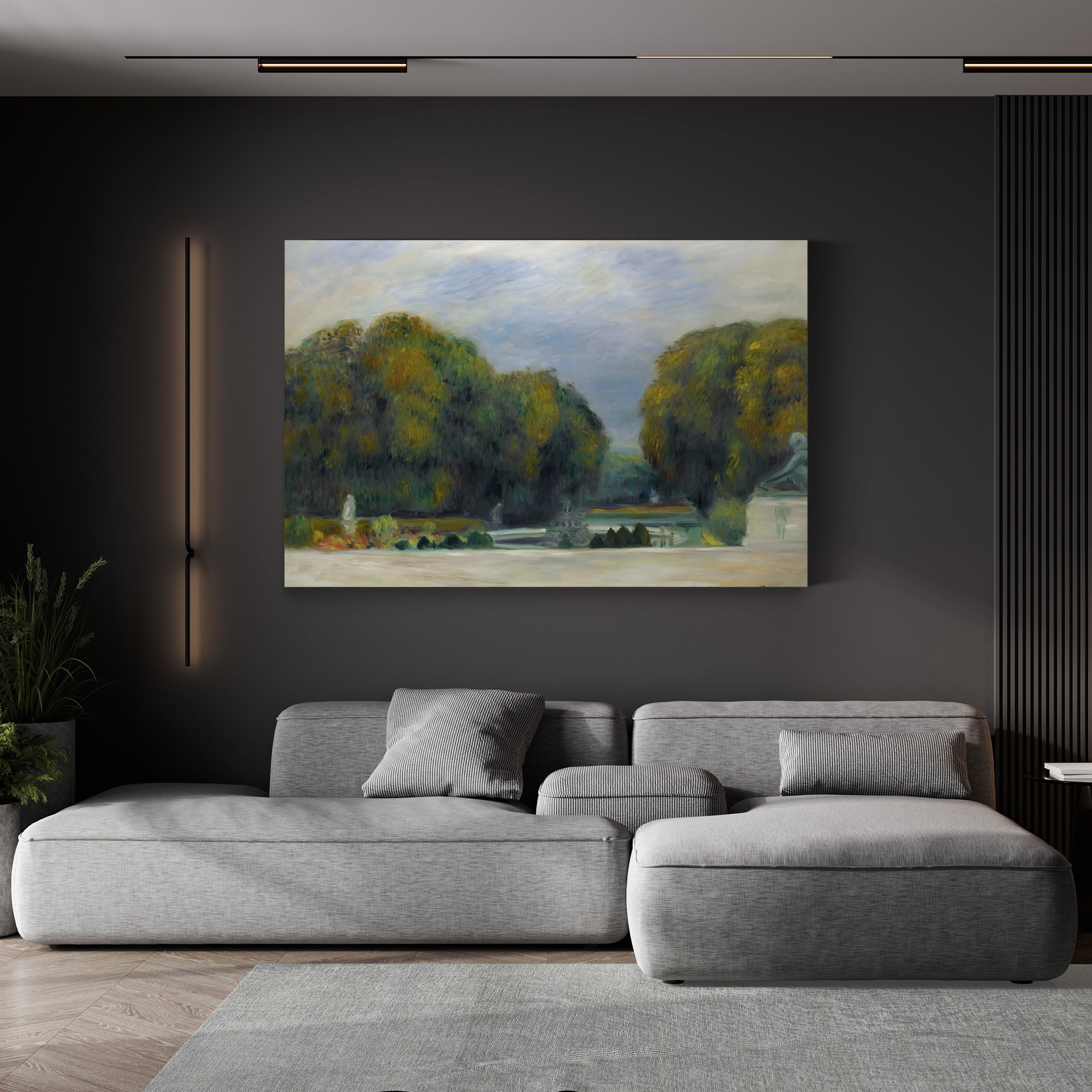 Versailles – Pierre-Auguste Renoir Wall Art | Impressionist Garden Canvas Print