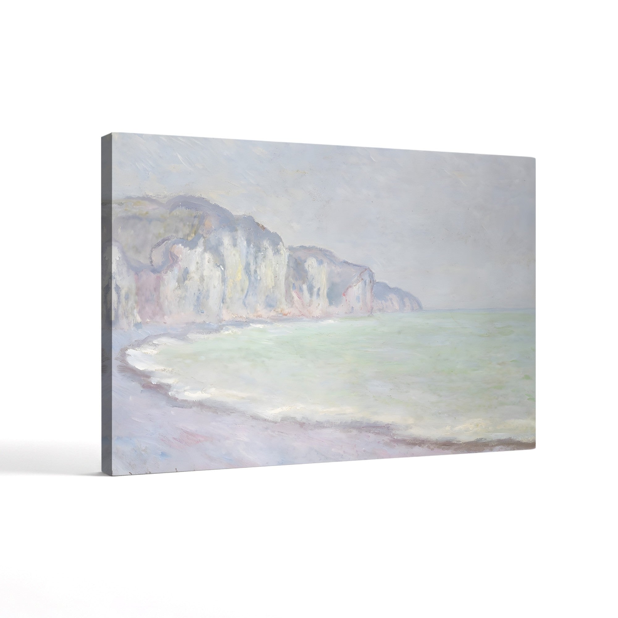 Cliffs at Pourville, 1896 – Claude Monet Wall Art | Late Impressionist Norman Coast Canvas Print
