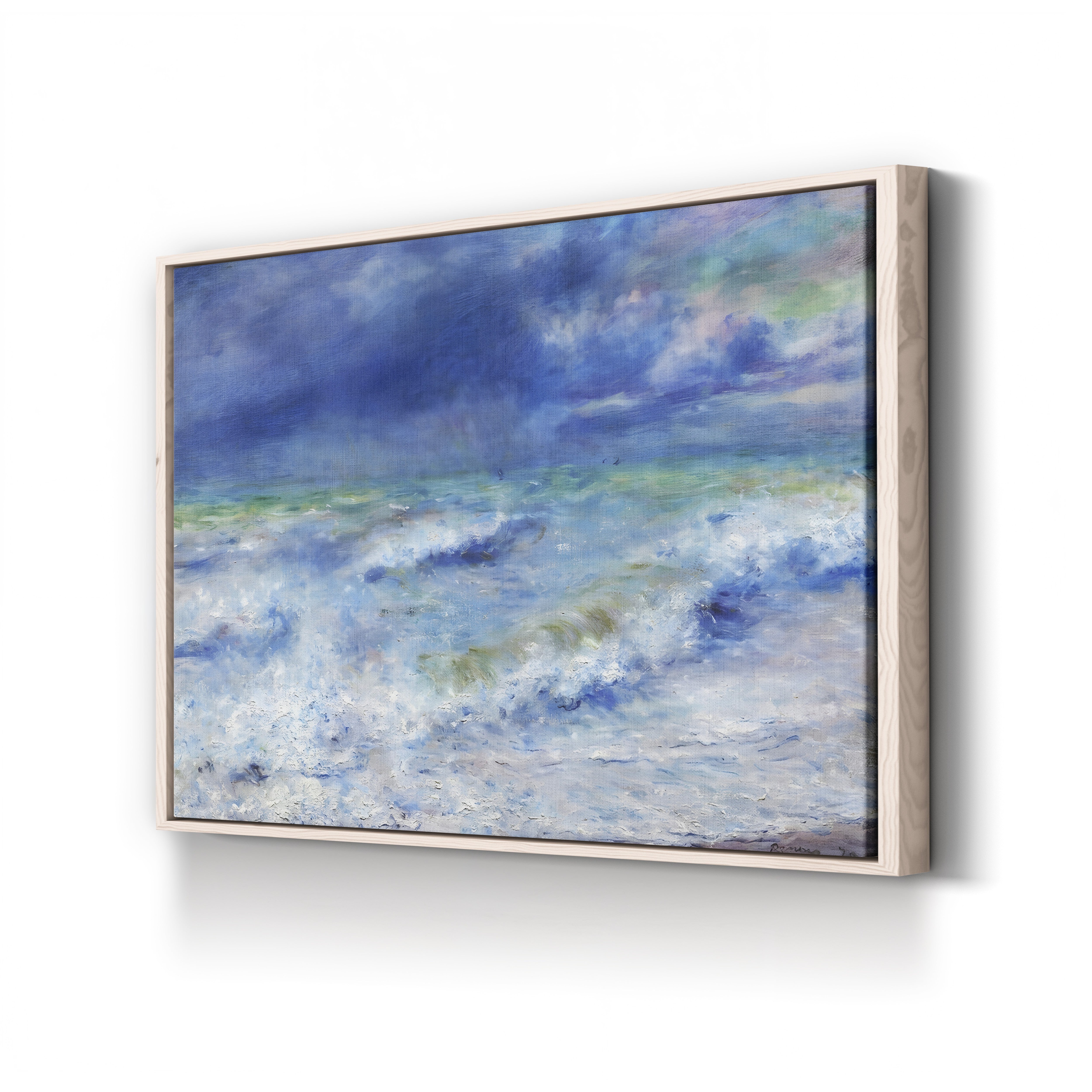 Seascape – Renoir Wall Art | Impressionist Seascape Canvas Print