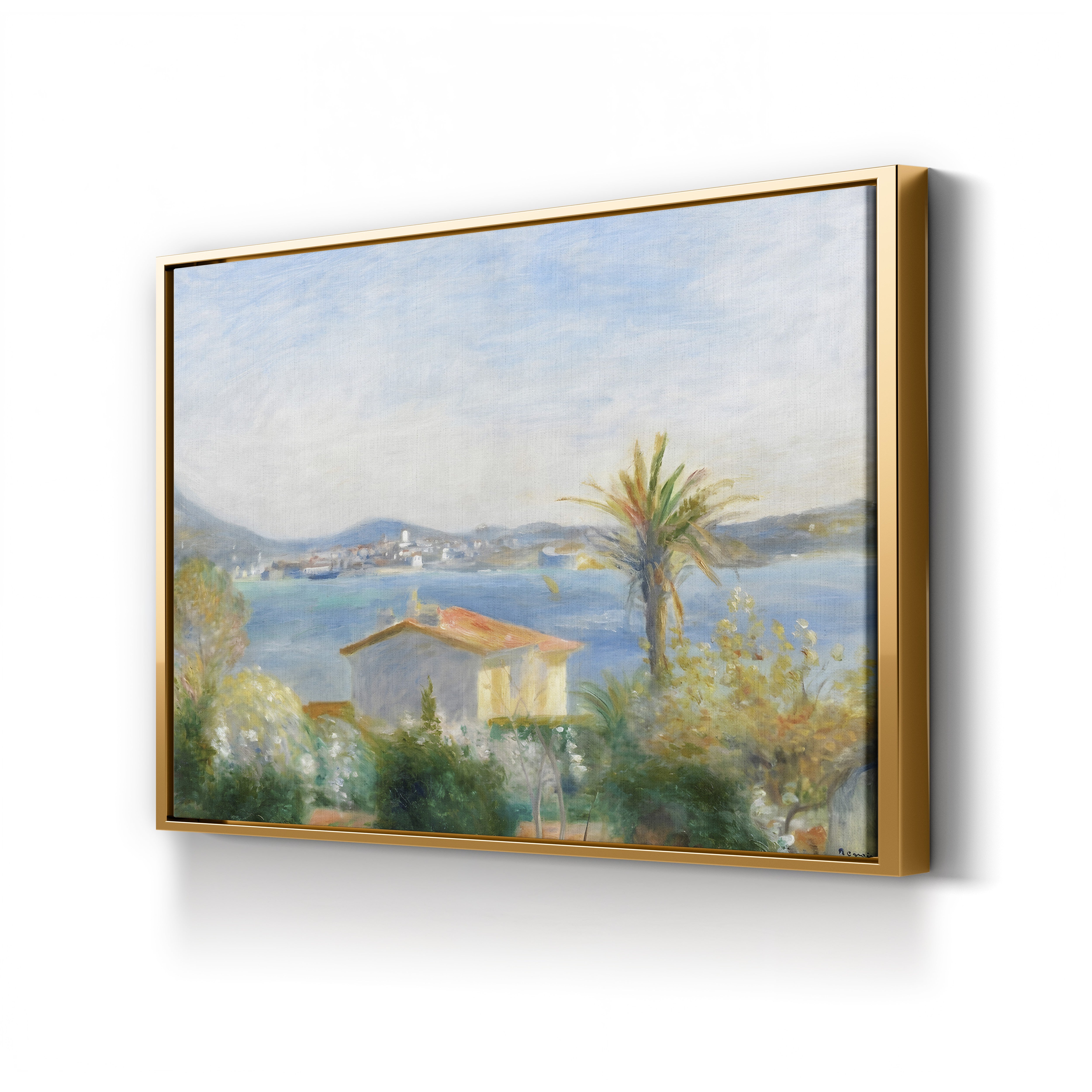 Tamaris, France, c.1885 – Pierre-Auguste Renoir Wall Art | Impressionist Mediterranean Canvas Print