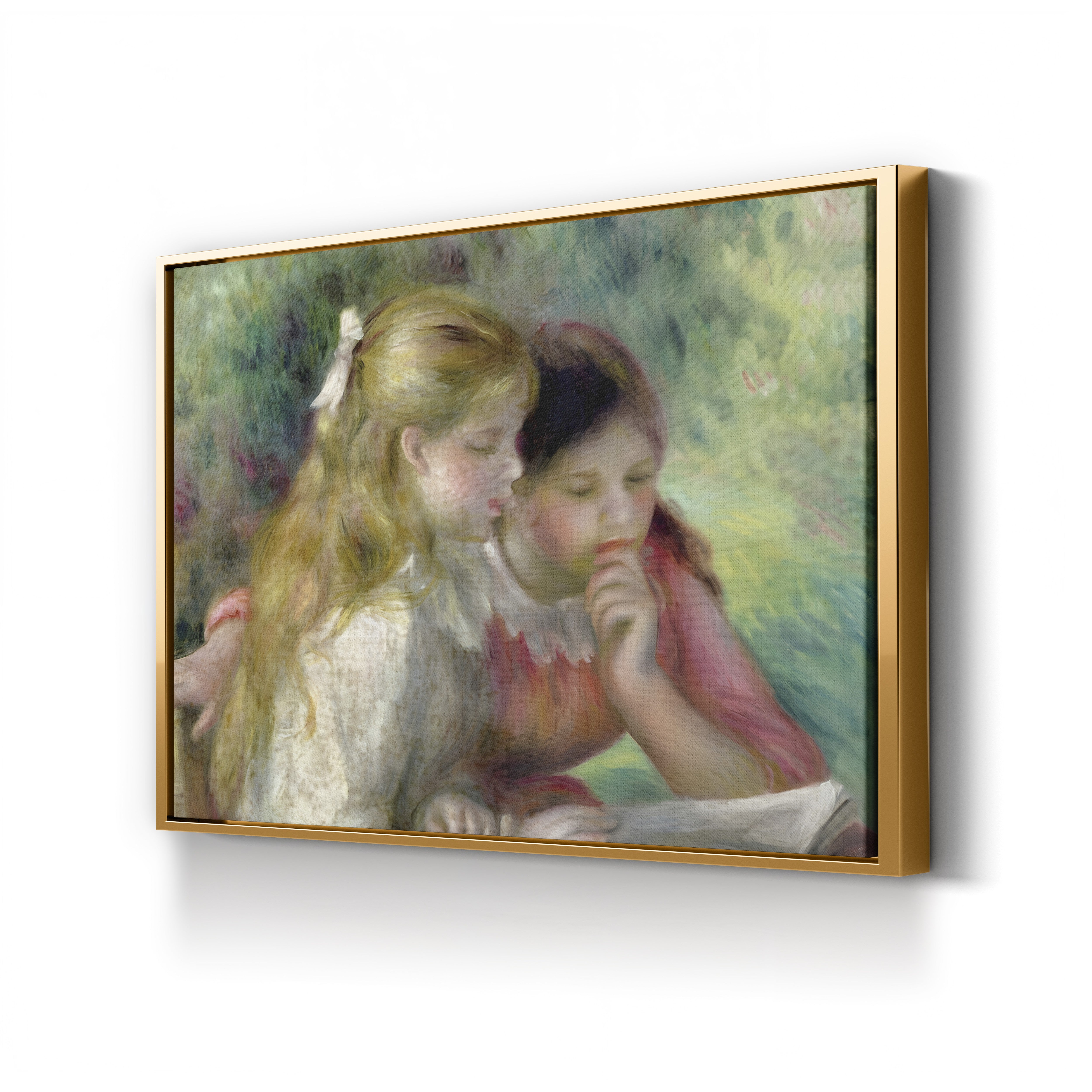 The Reading, c. 1890–95 – Pierre-Auguste Renoir Wall Art | Impressionist Domestic Canvas Print