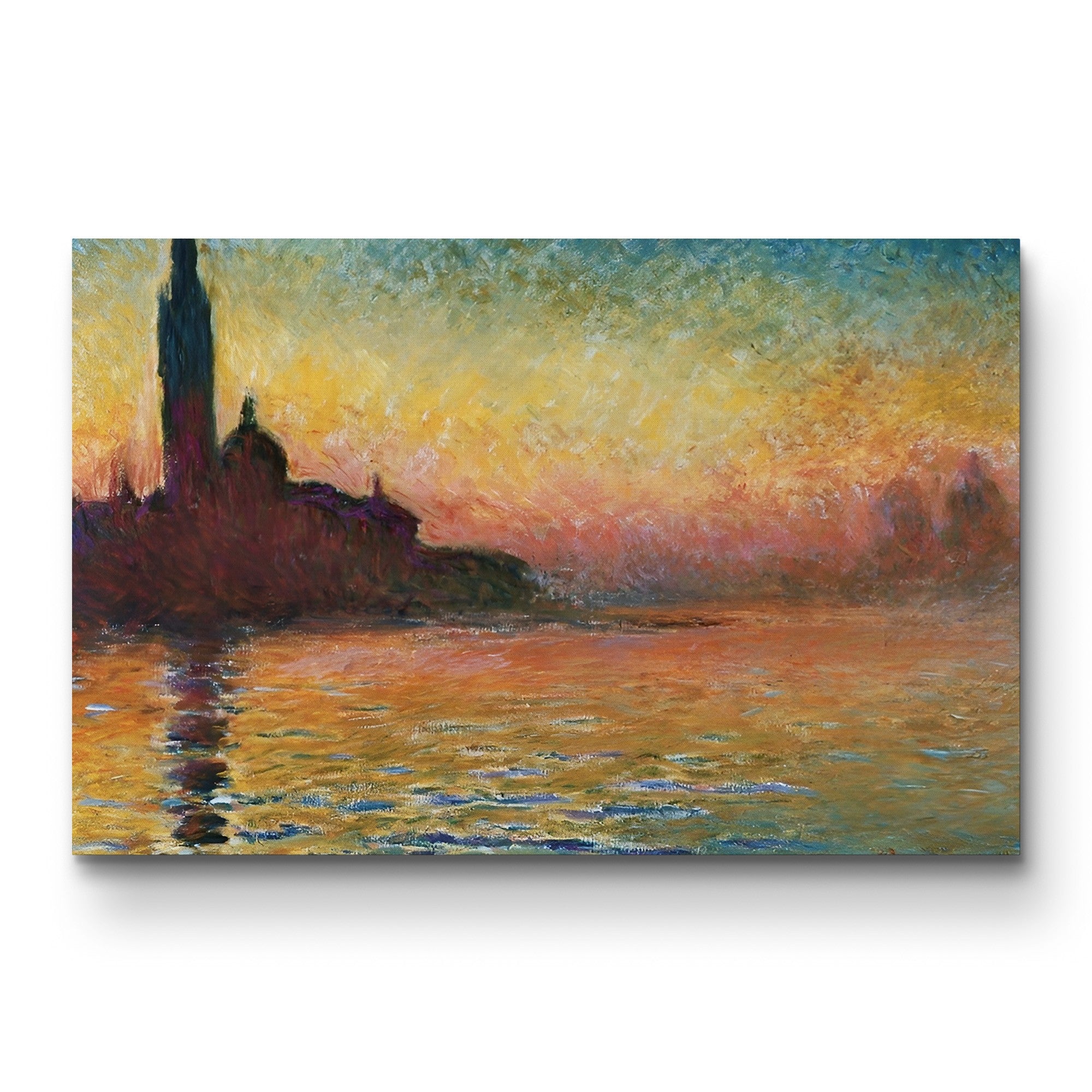 San Giorgio Maggiore at Dusk (Saint-Georges Majeur au crépuscule), 1908 by Claude Monet