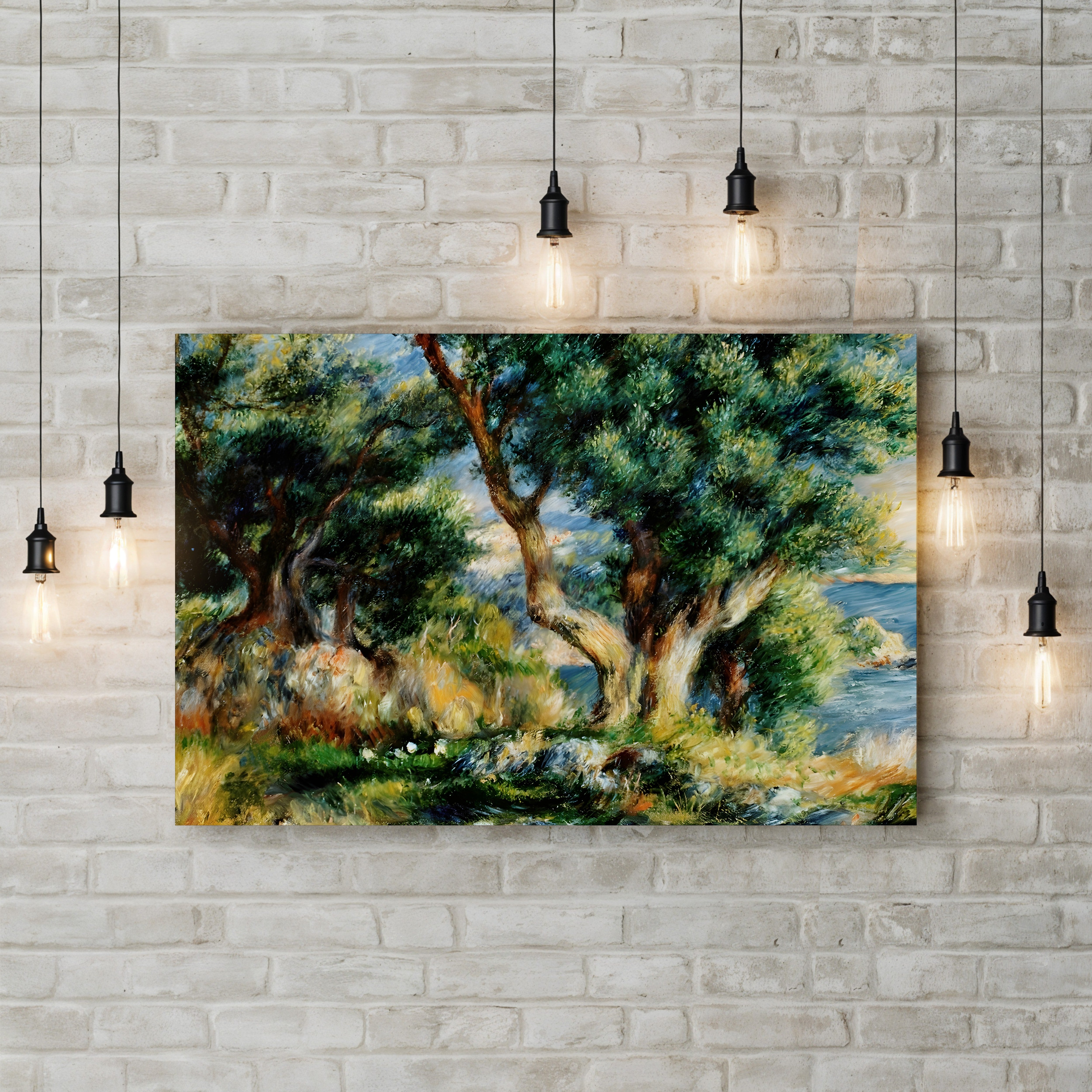 Landscape Near Menton – Renoir Wall Art | Impressionist Landscape