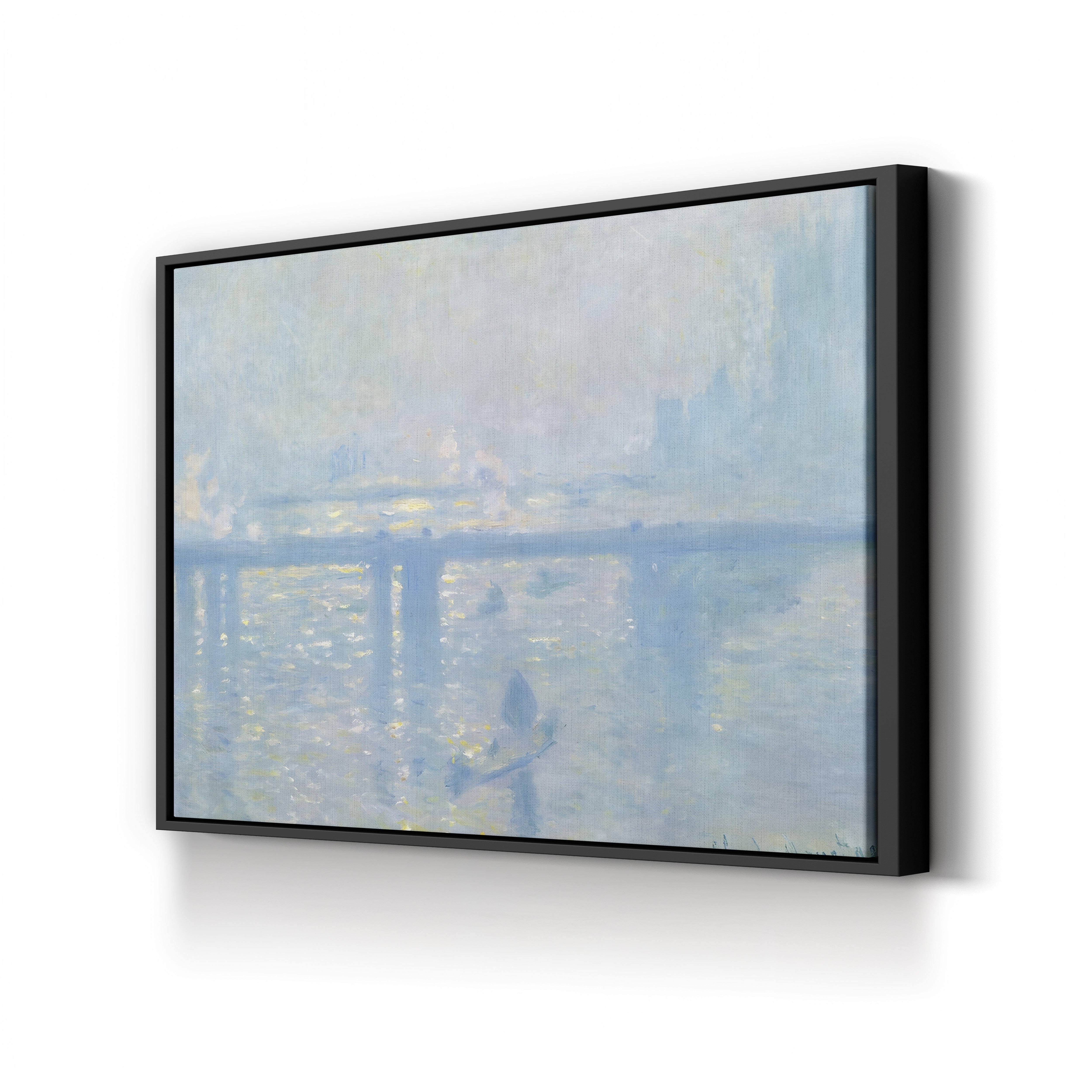 Charing Cross Bridge, London – Claude Monet Wall Art | Impressionist Thames Series Canvas Print