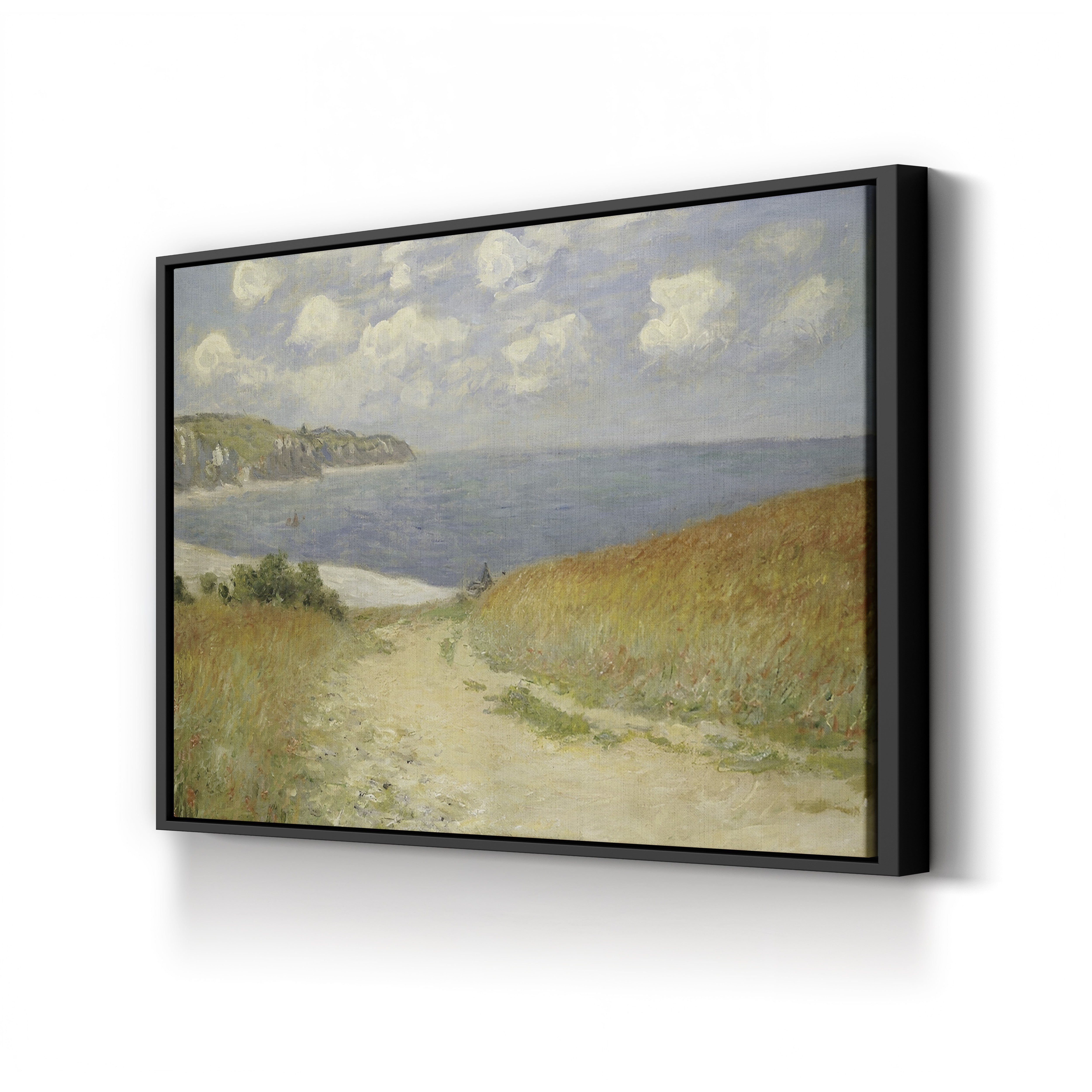 Path in the Wheat Fields at Pourville (Chemin dans les Blés à Pourville), 1882 by Claude Monet