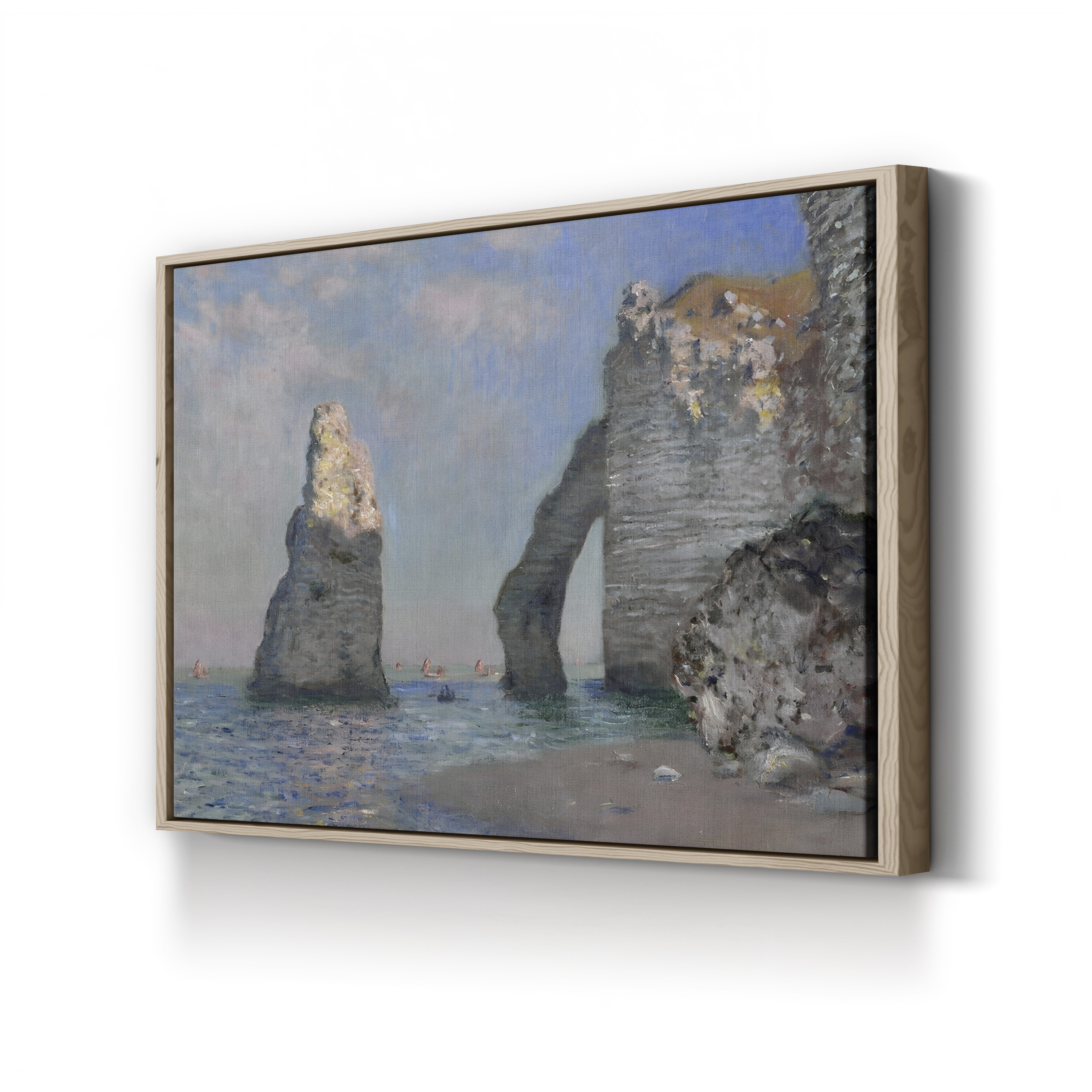 The Cliffs at Étretat (Les Falaises à Étretat), 1885 by Claude Monet