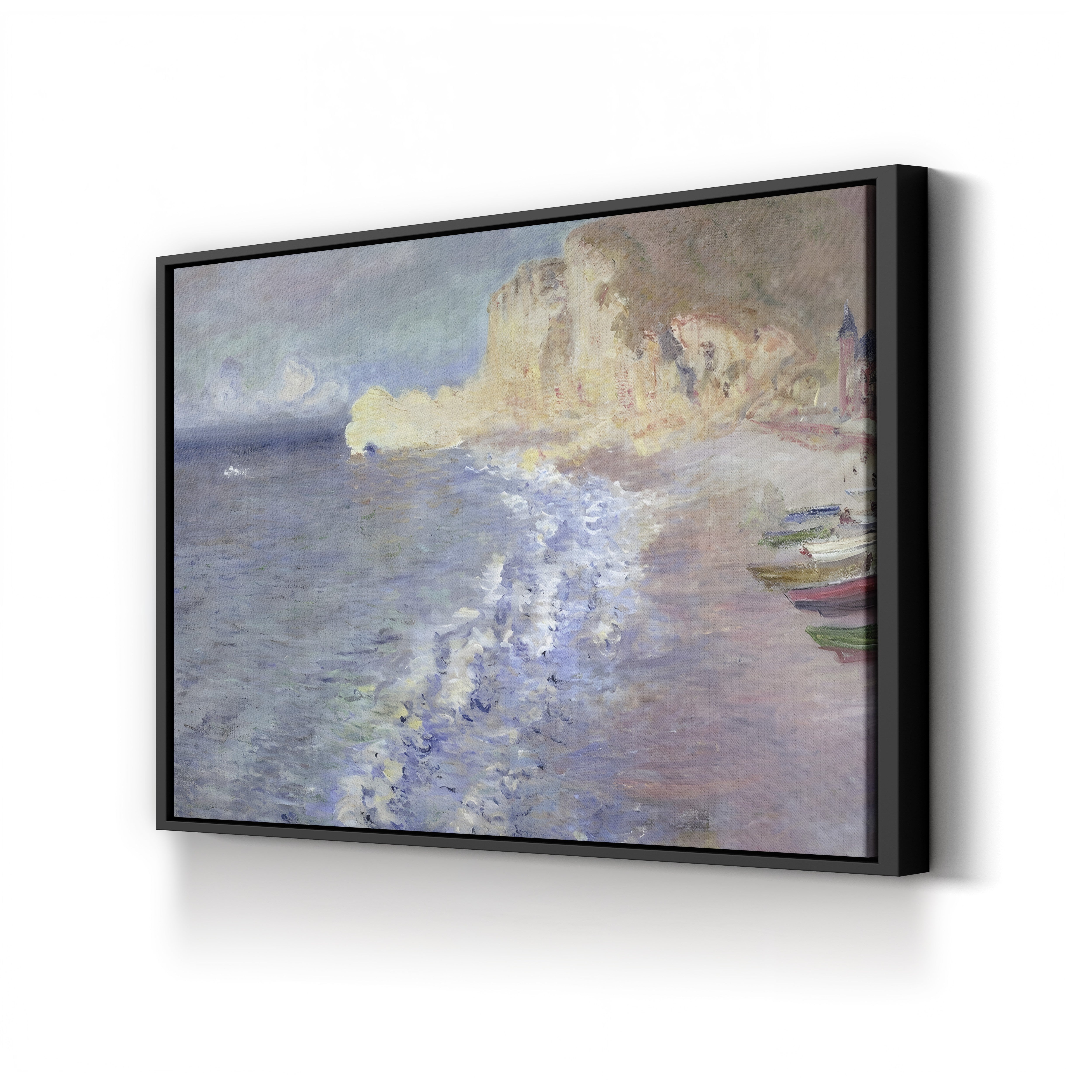 Morning at Étretat, 1883 by Claude Monet