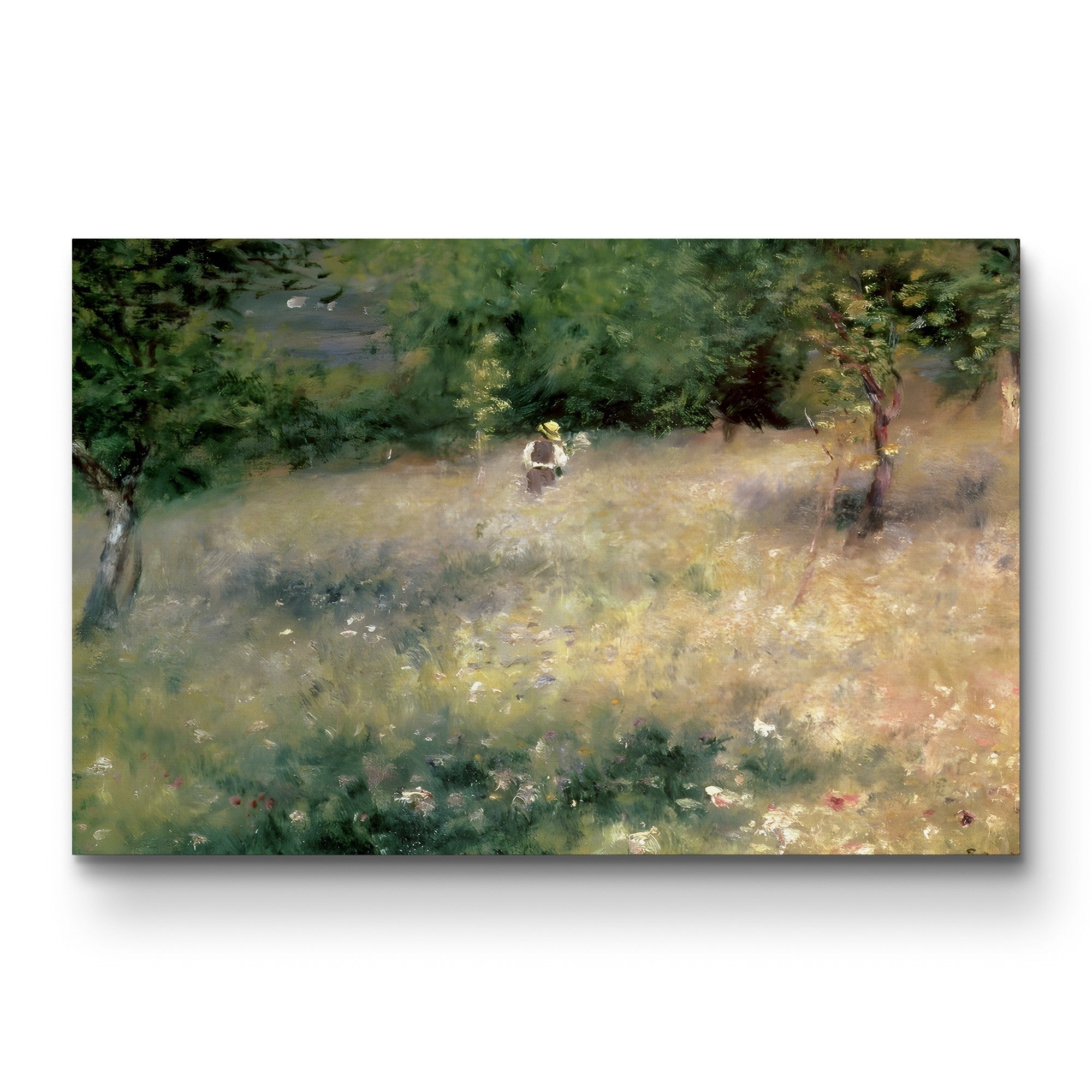 Spring at Chatou, c.1872 – Renoir Wall Art | Impressionist Landscape Canvas