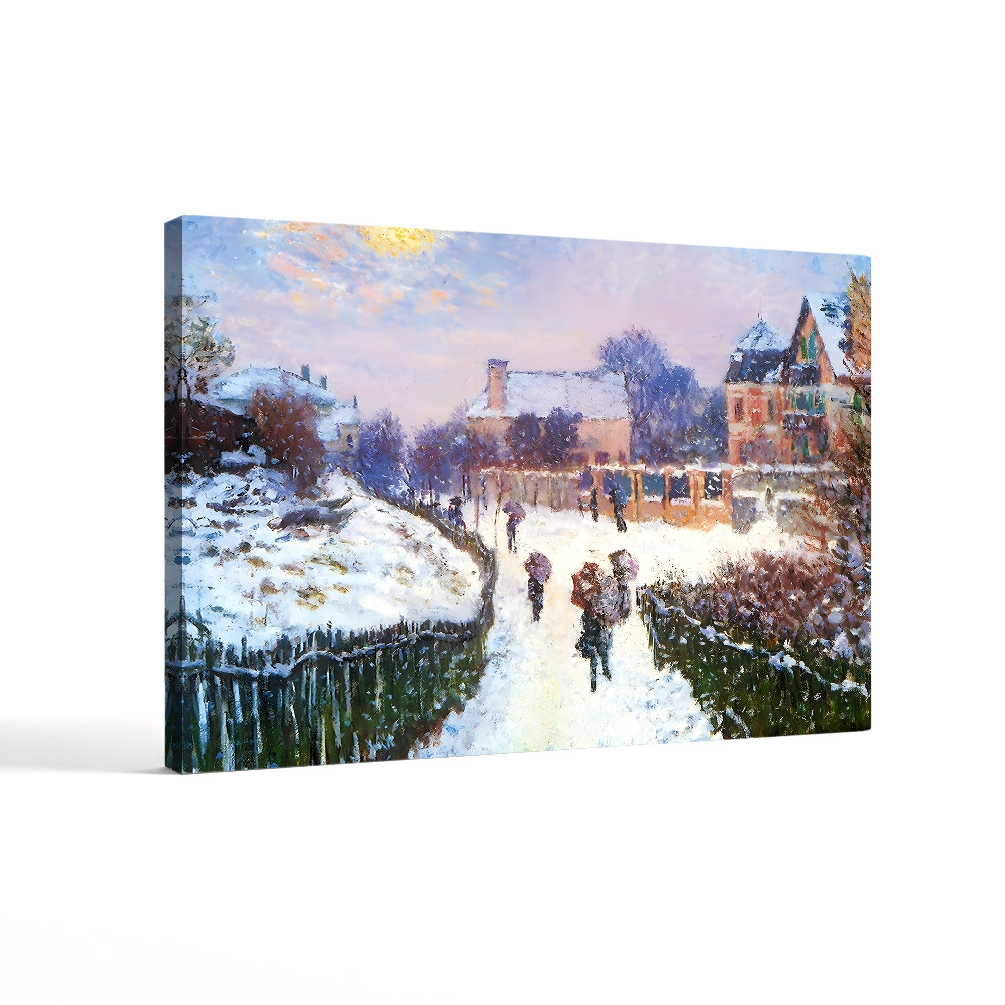 Boulevard Saint-Denis, Argenteuil – Claude Monet Wall Art | Impressionist Suburban Landscape Canvas Print