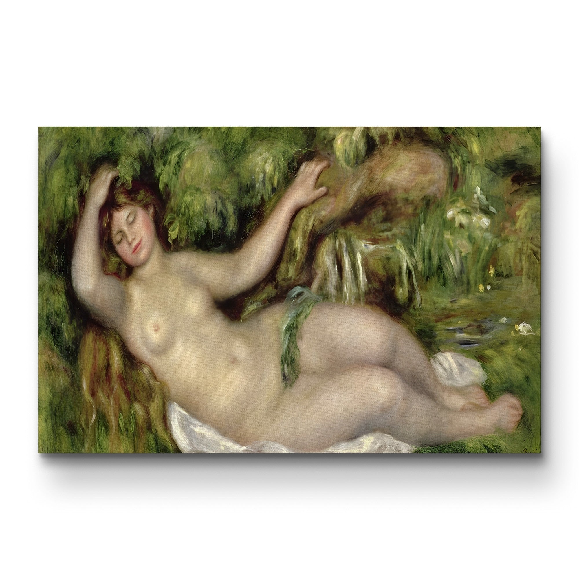 Reclining Nude, 1910 – Renoir Wall Art | Impressionist Nude Canvas Print