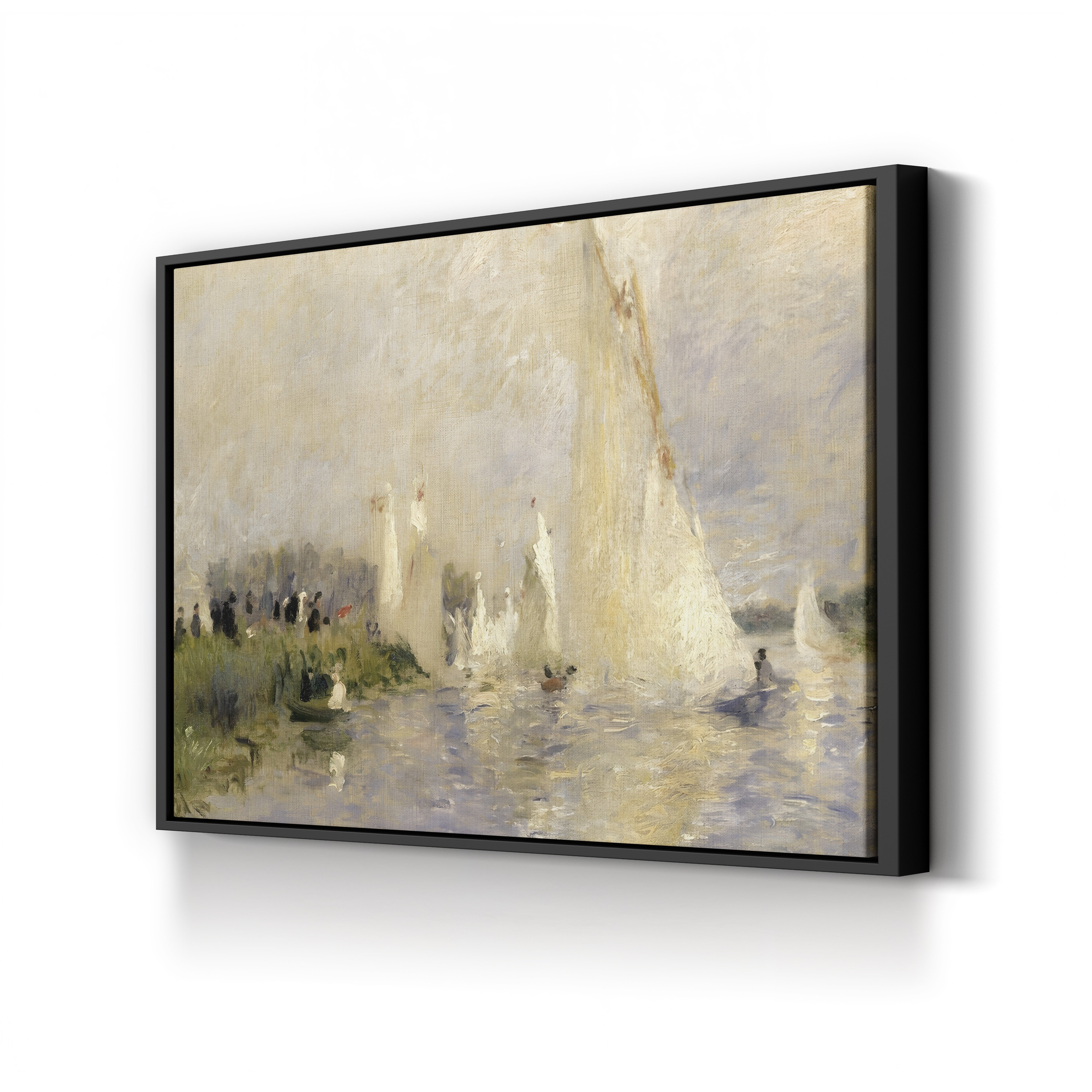 Regatta at Argenteuil – Renoir Wall Art | Impressionist River Canvas