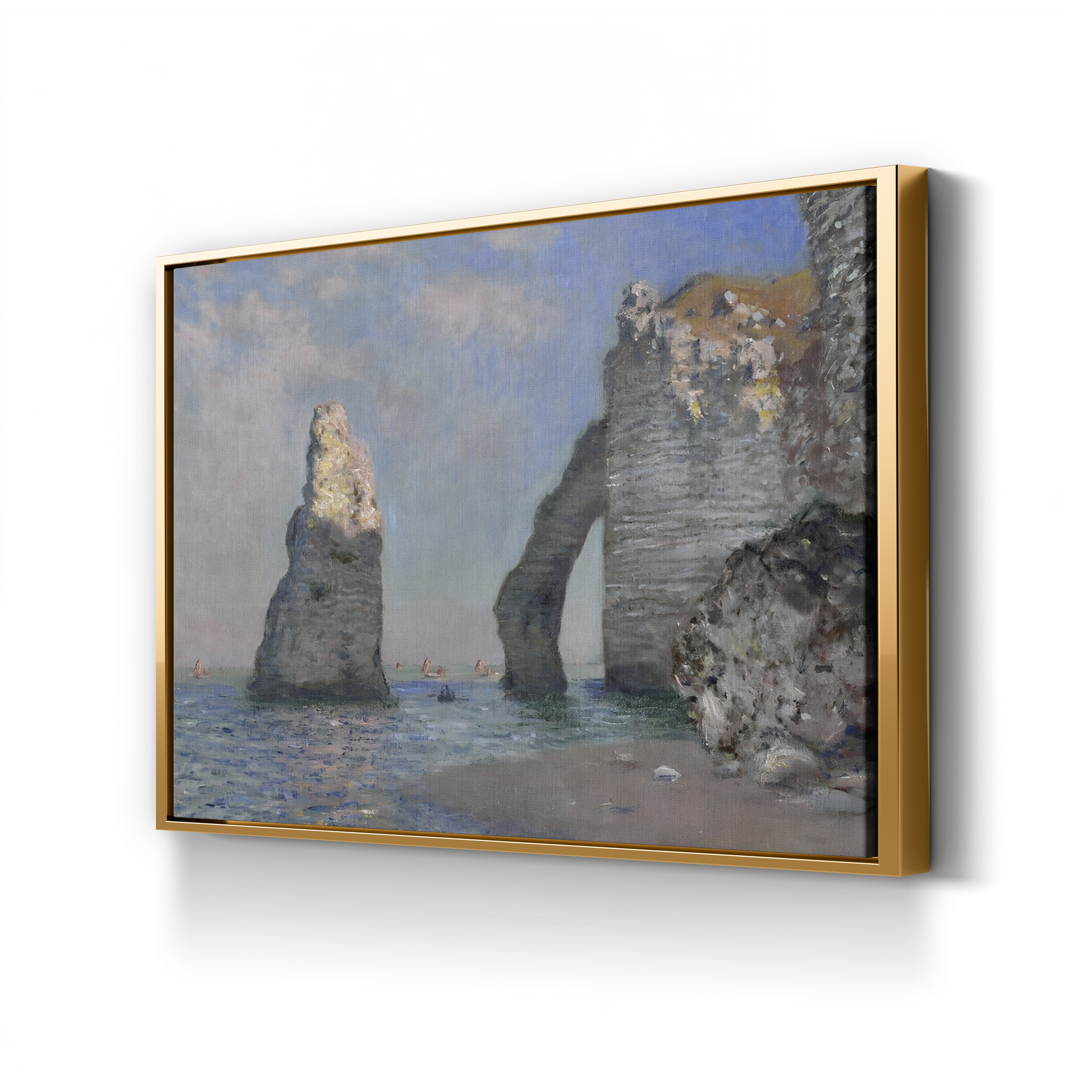 The Cliffs at Étretat (Les Falaises à Étretat), 1885 by Claude Monet