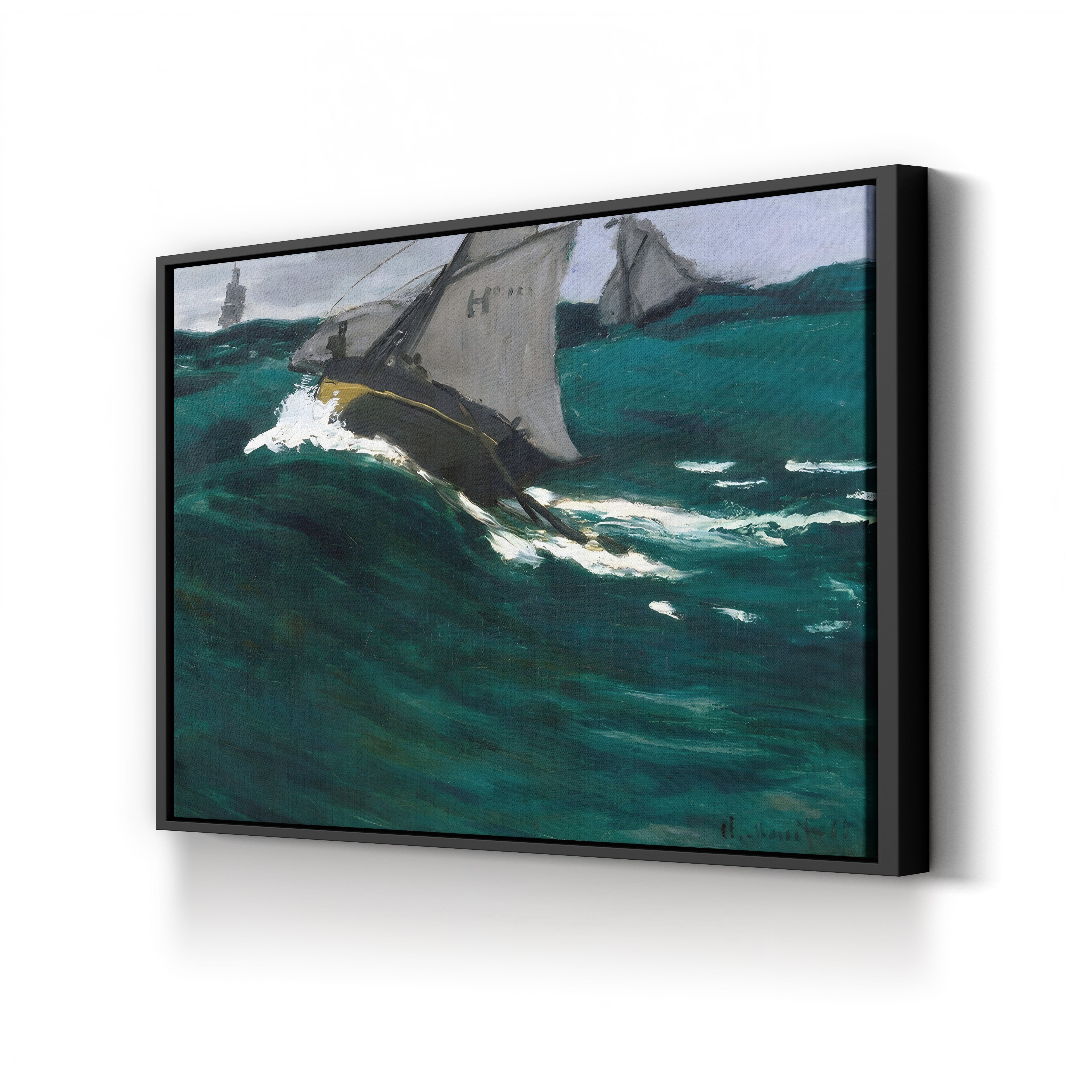 The Green Wave (La Vague verte), 1866 by Claude Monet