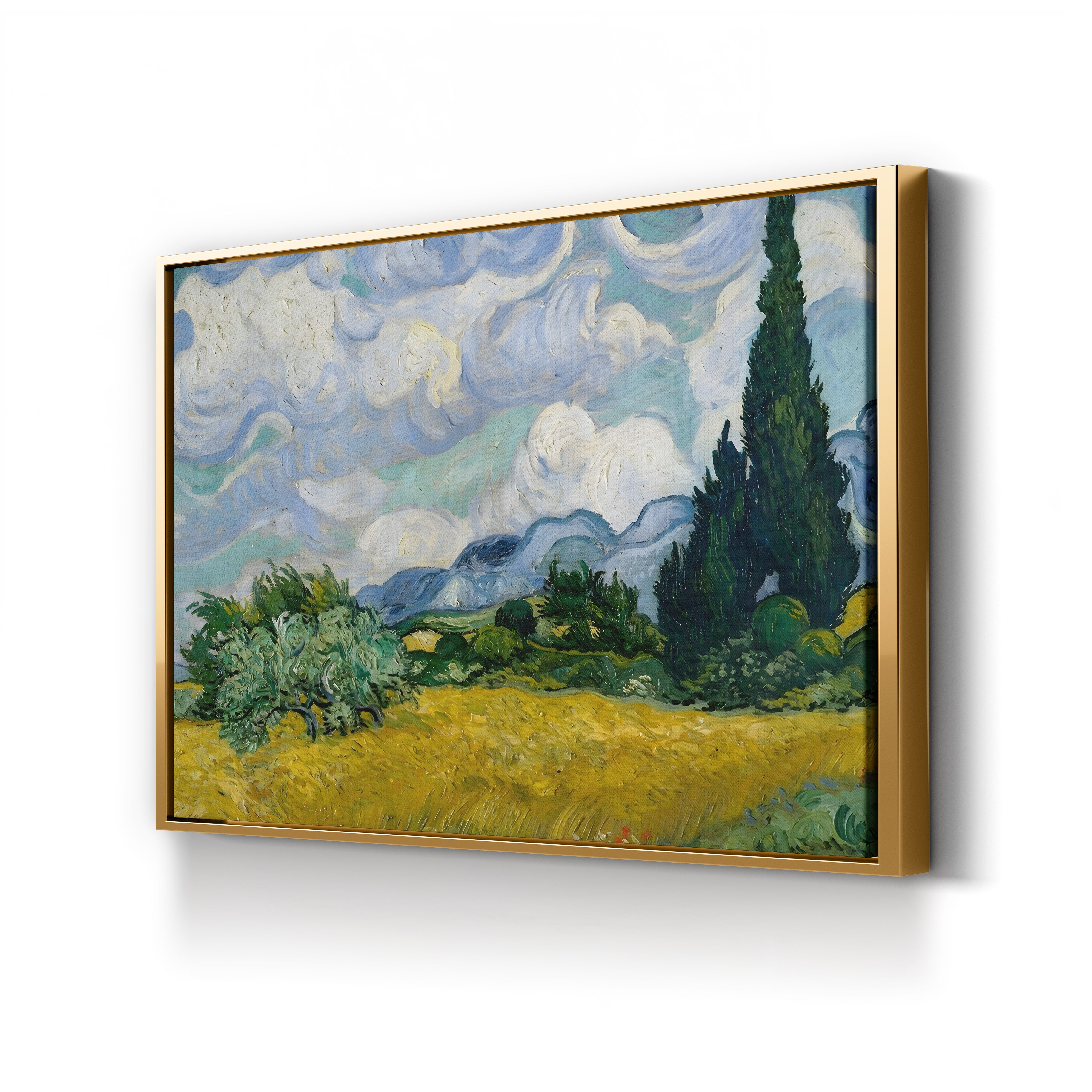 Cypresses II – Vincent van Gogh Wall Art | Post-Impressionist Landscape Canvas Print