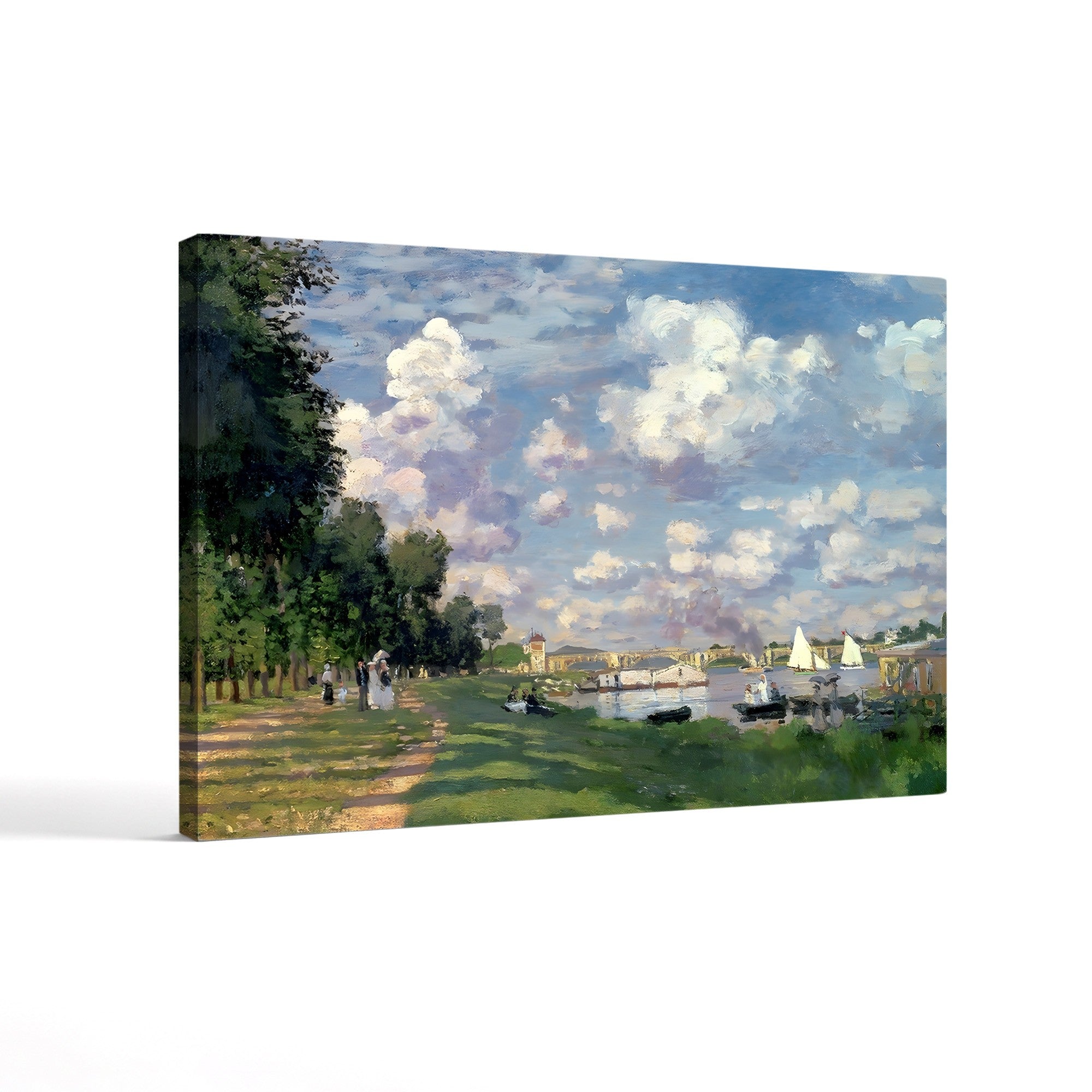 The Marina at Argenteuil, 1872 by Claude Monet