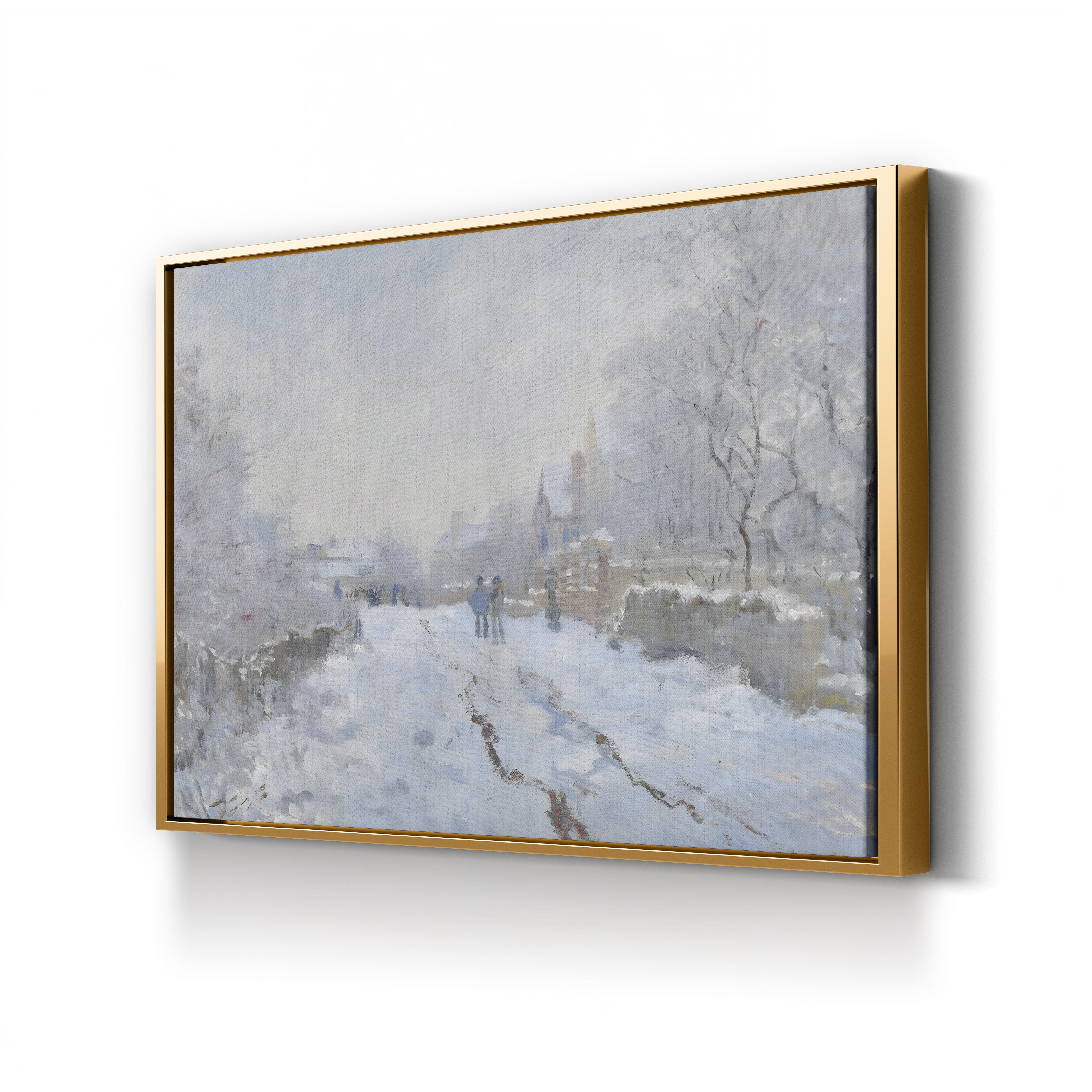 Snow Scene at Argenteuil (Rue sous la Neige, Argenteuil), 1875 by Claude Monet