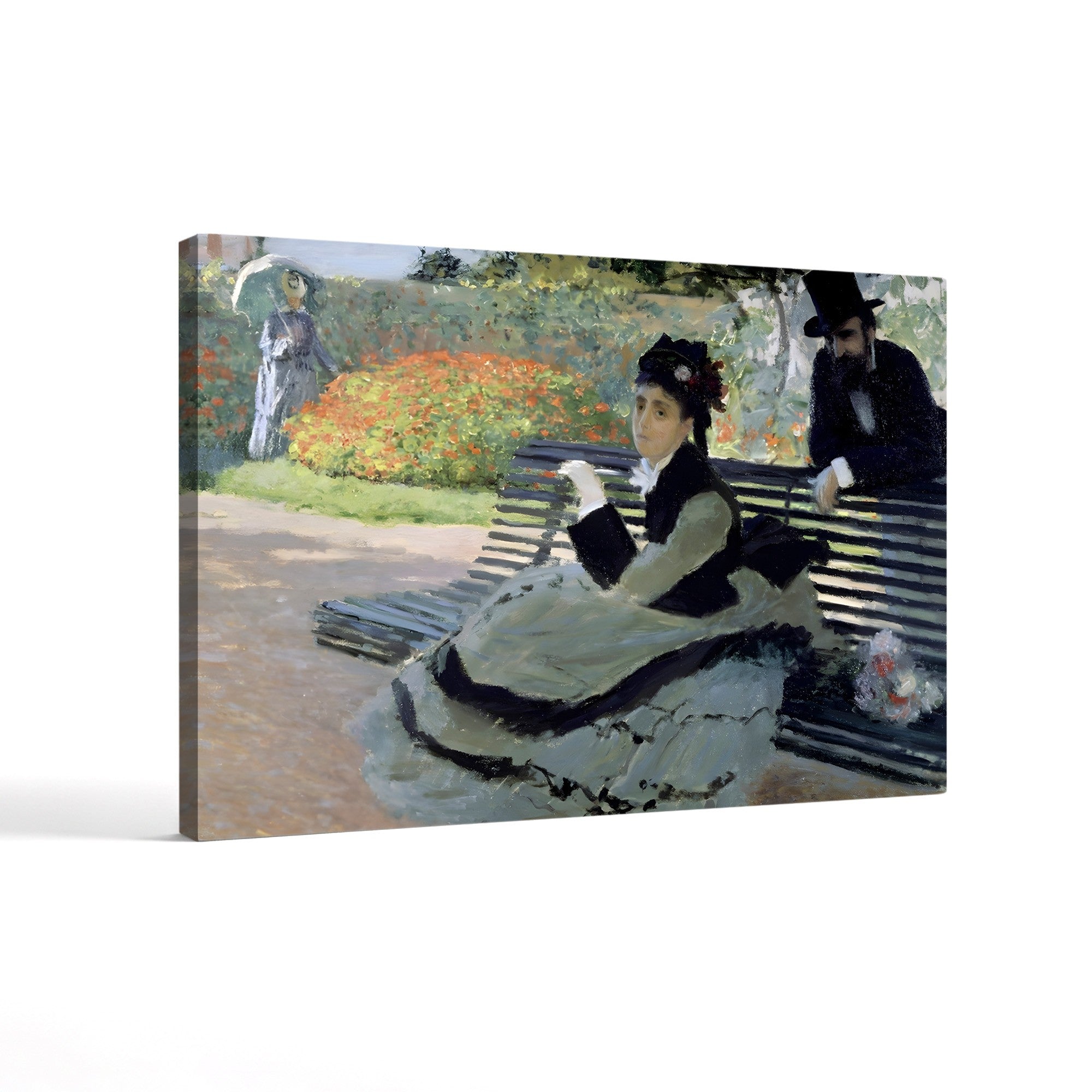 Camille Monet on a Garden Bench (Madame Monet on a Garden Bench), 1873 by Claude Monet