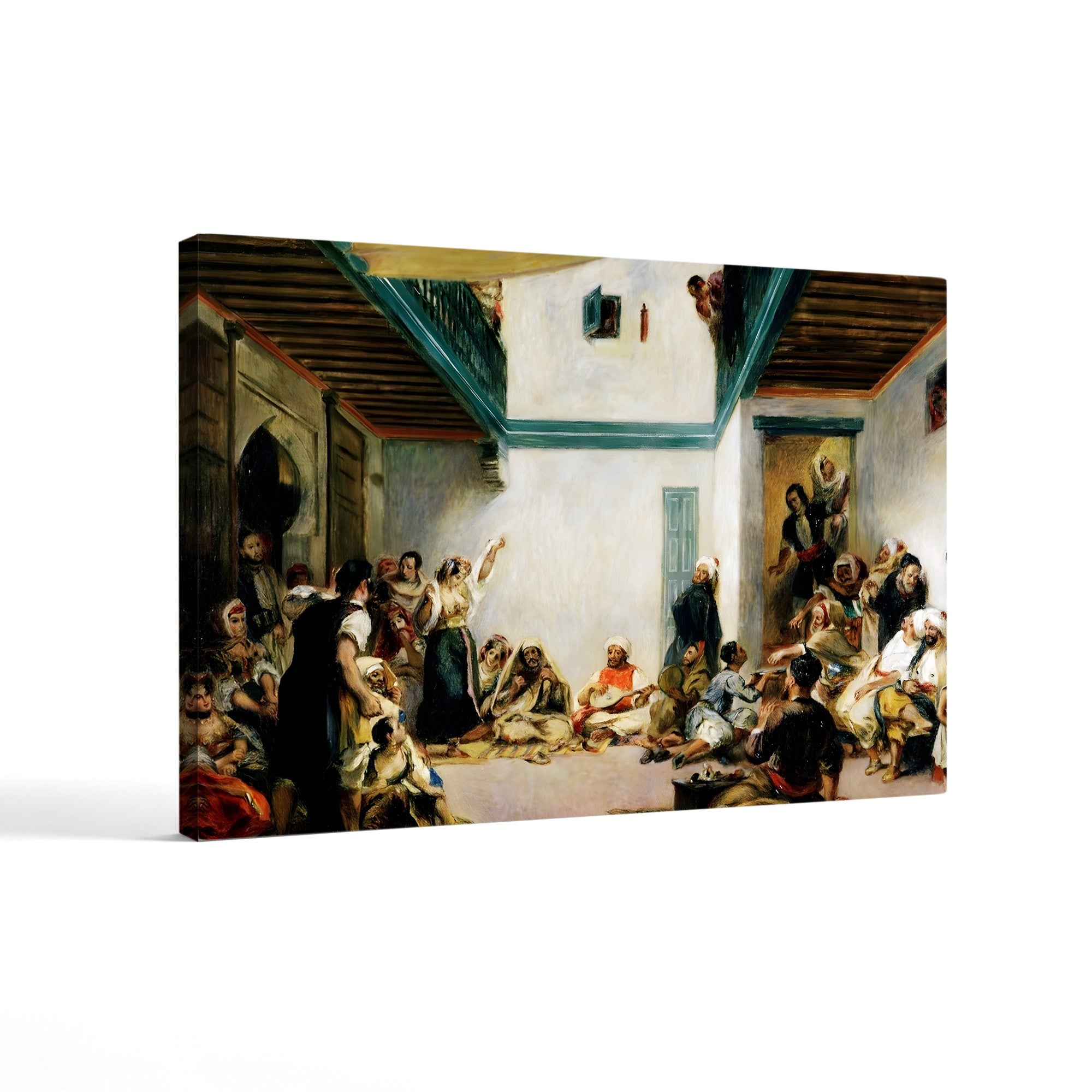 Jewish Wedding in Morocco (After Eugène Delacroix) – Pierre-Auguste Renoir Wall Art | Impressionist Figure Canvas Print