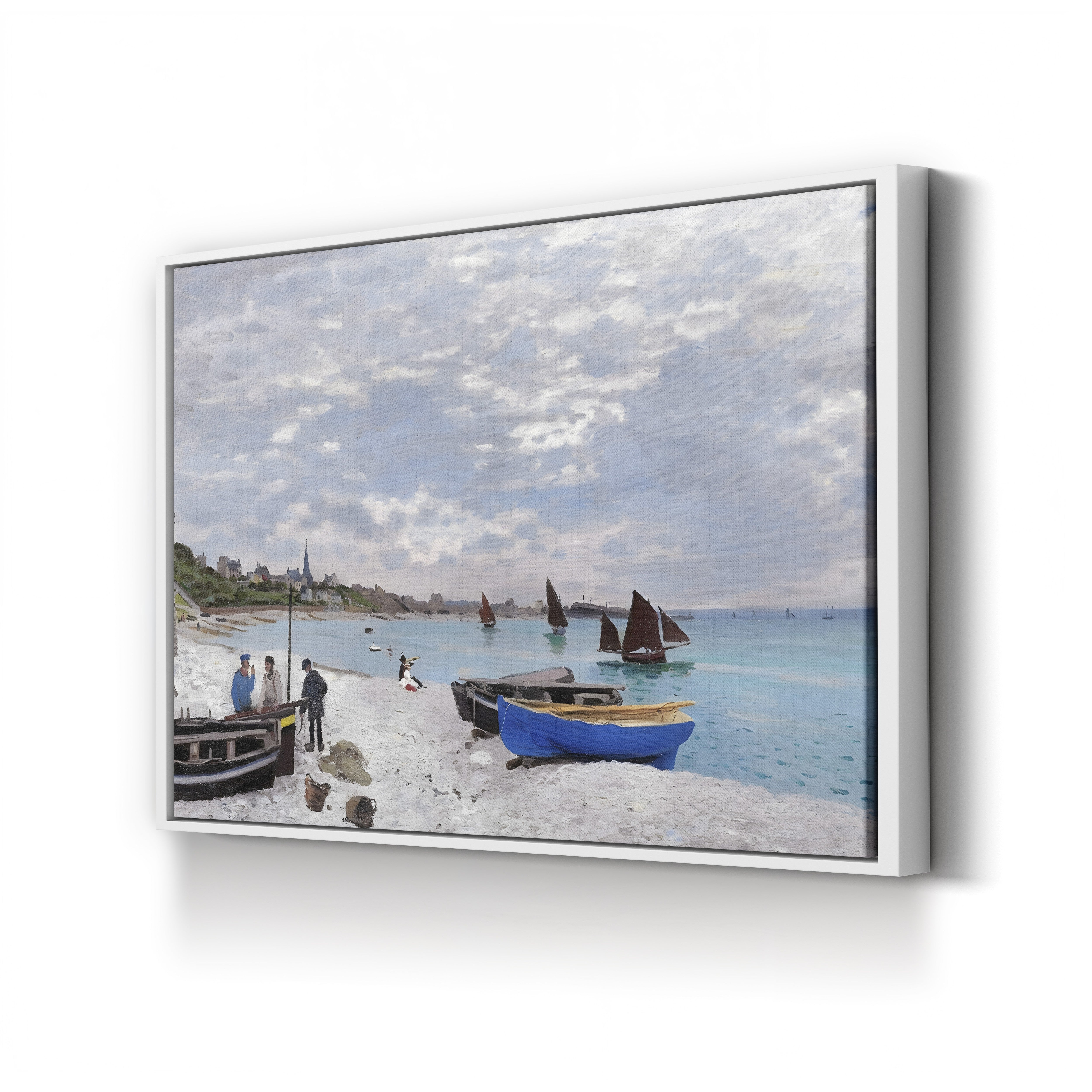 The Beach at Sainte-Adresse (La Plage de Sainte-Adresse), 1867 by Claude Monet