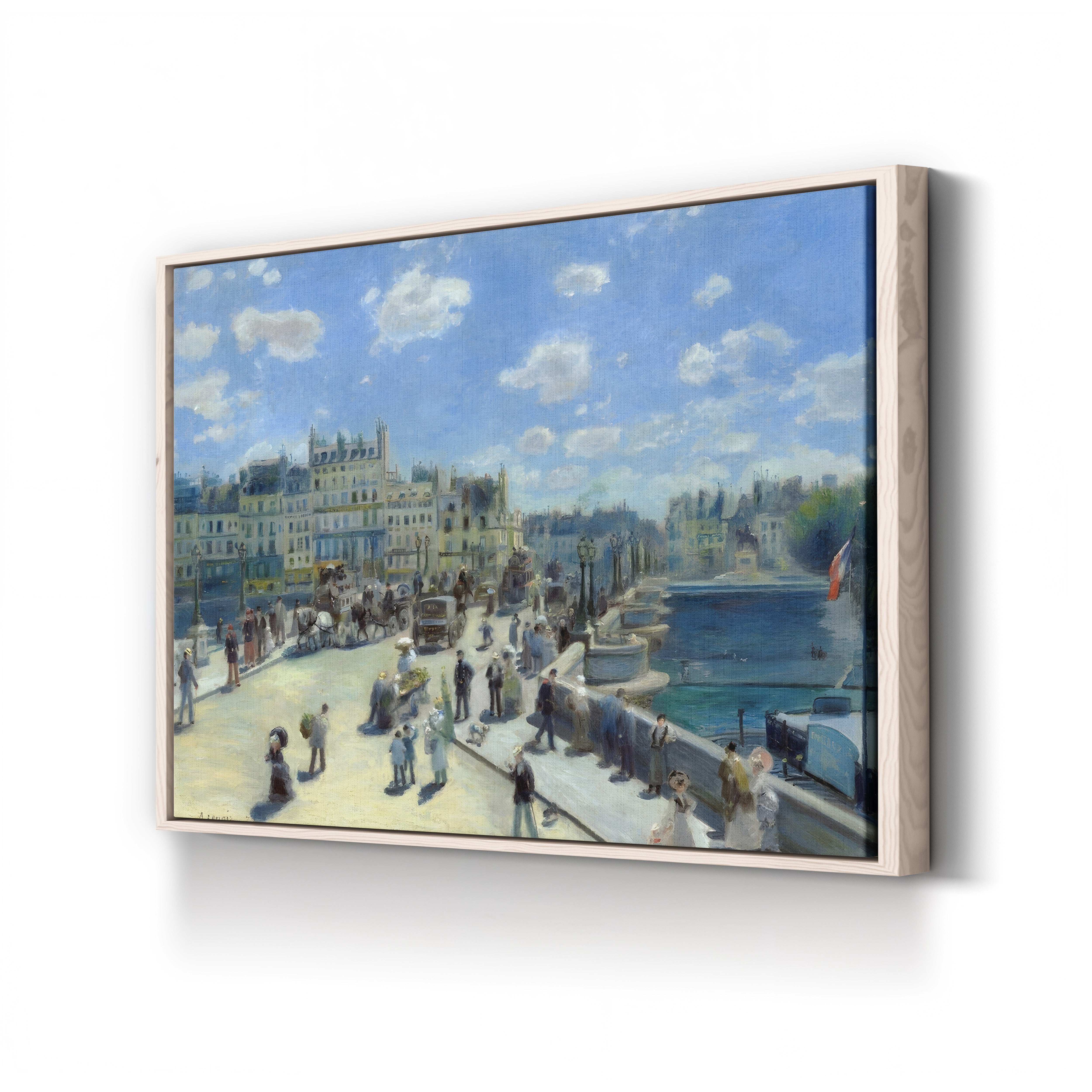 Pont Neuf, Paris – Renoir Wall Art | Impressionist Cityscape Canvas