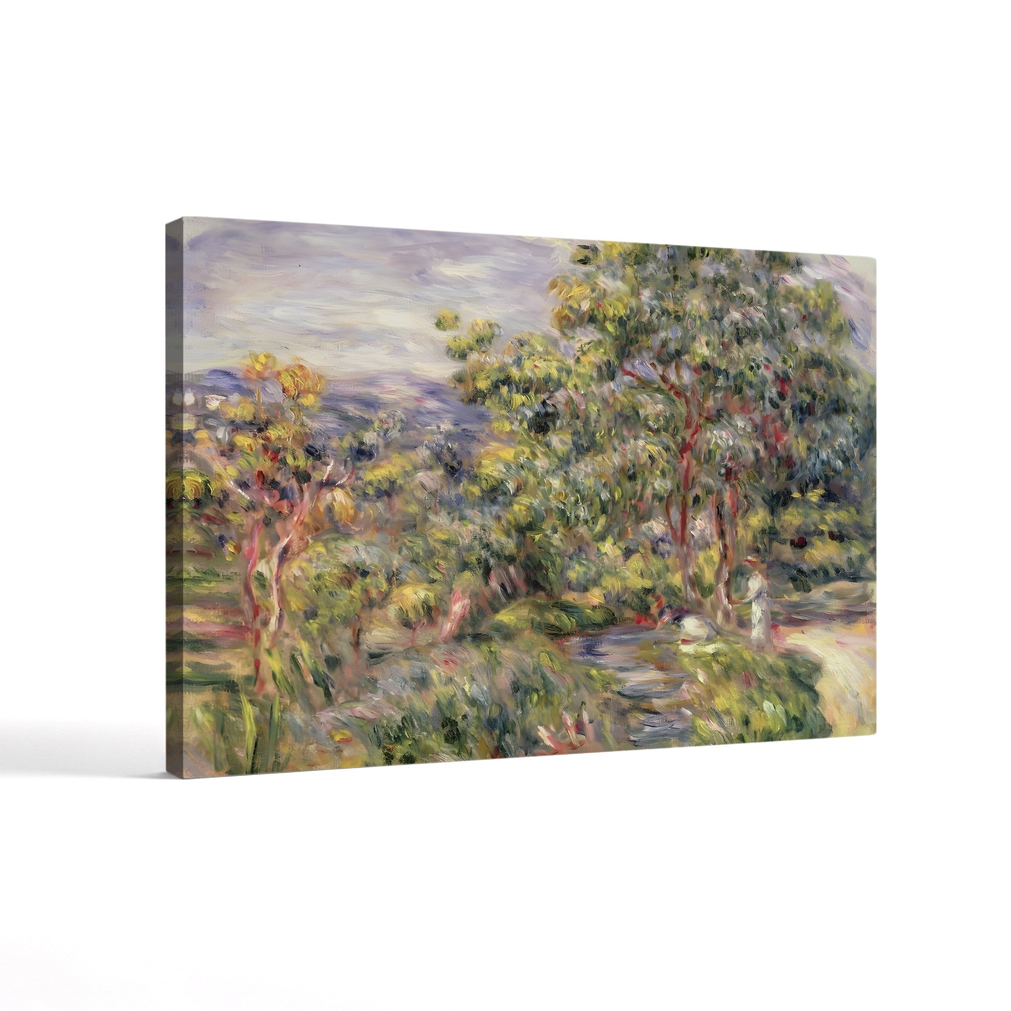 View of Cagnes, 1900 – Pierre-Auguste Renoir Wall Art | Impressionist Provence Canvas Print