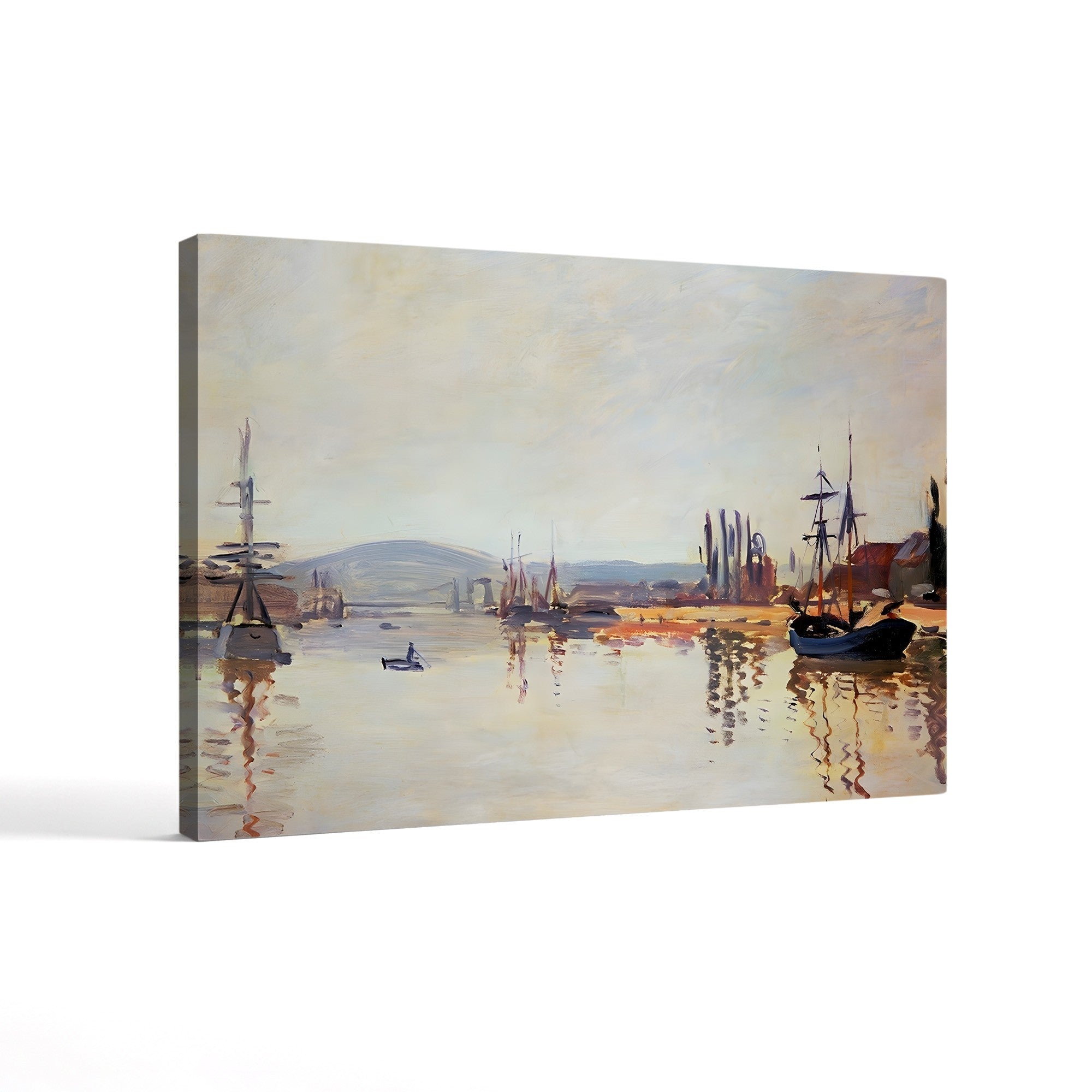 The Seine Below Rouen, 1872 by Claude Monet