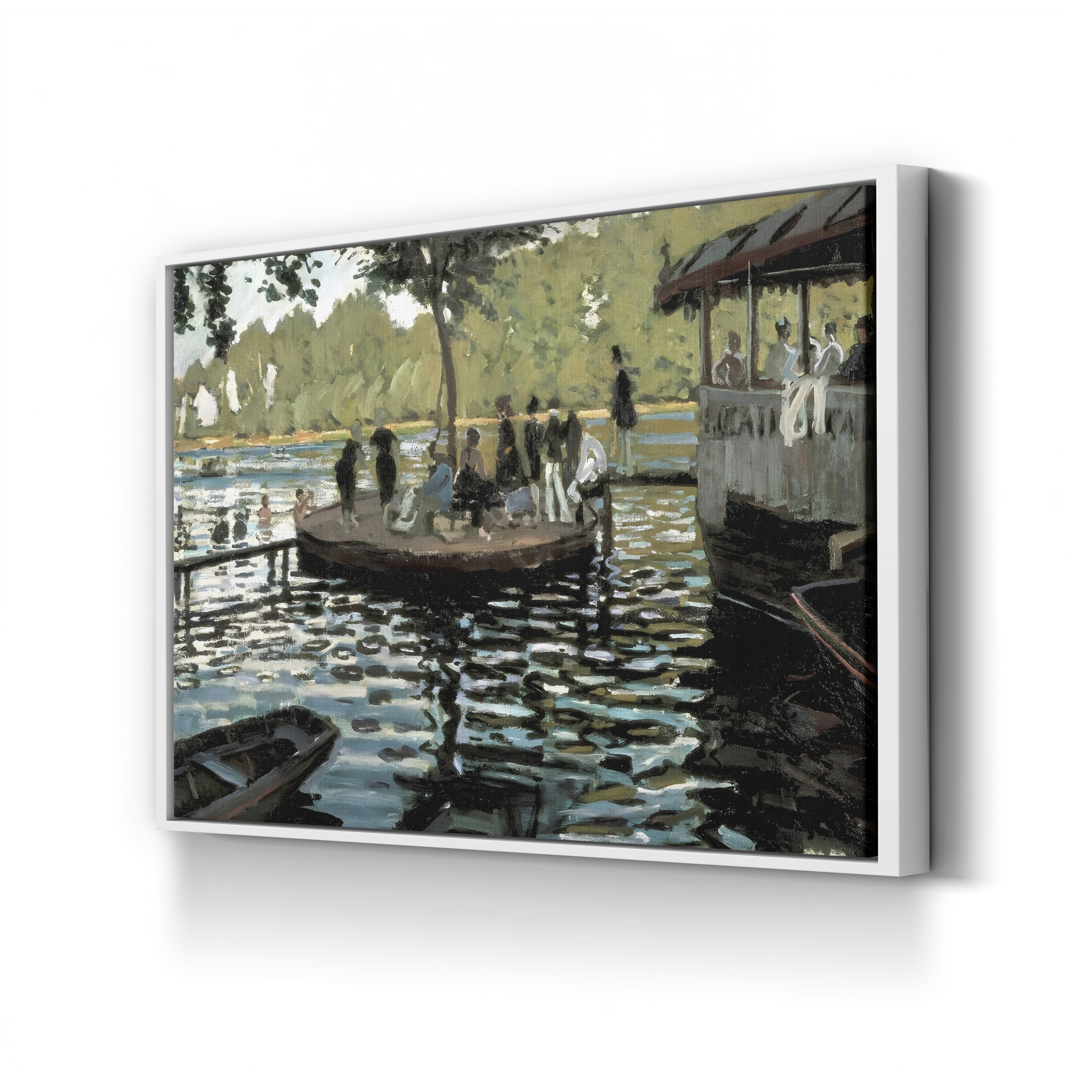 La Grenouillère – Pierre-Auguste Renoir Wall Art | Impressionist River Canvas Print