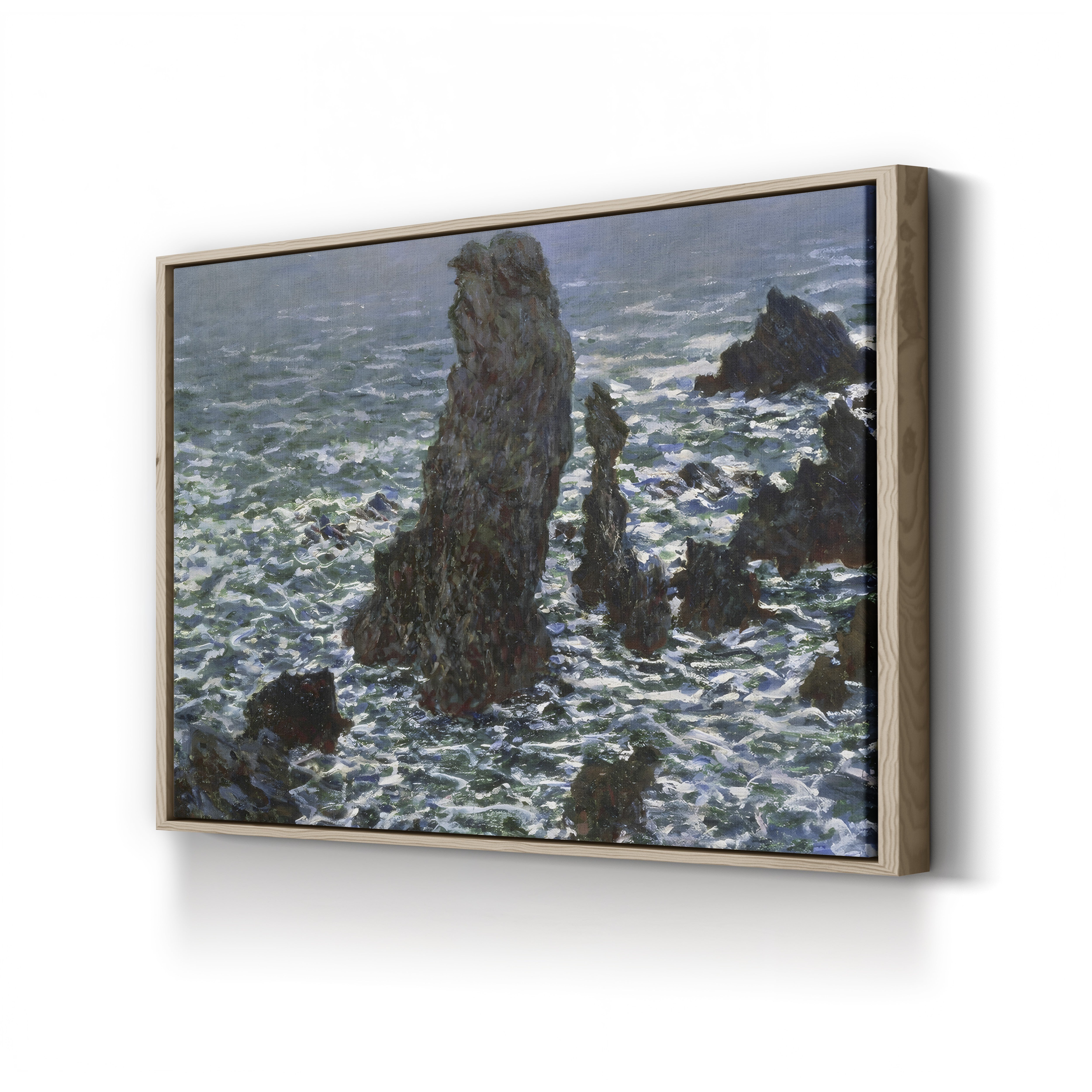 The Pyramids of Port-Coton (Les Pyramides de Port-Coton), 1886 by Claude Monet
