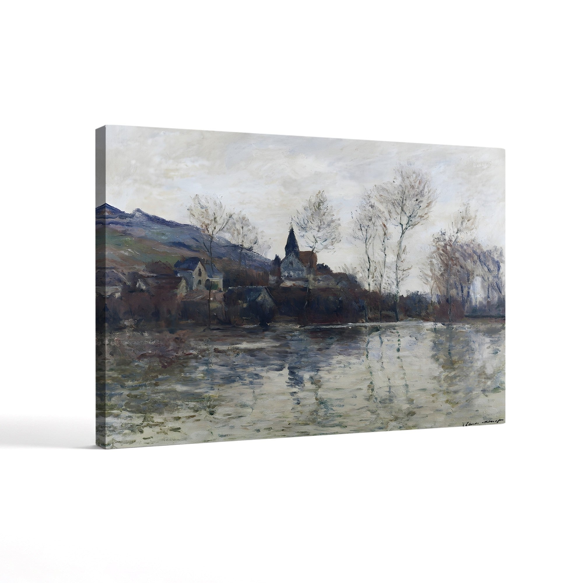 The Flood at Giverny (L’Inondation à Giverny), 1886 by Claude Monet