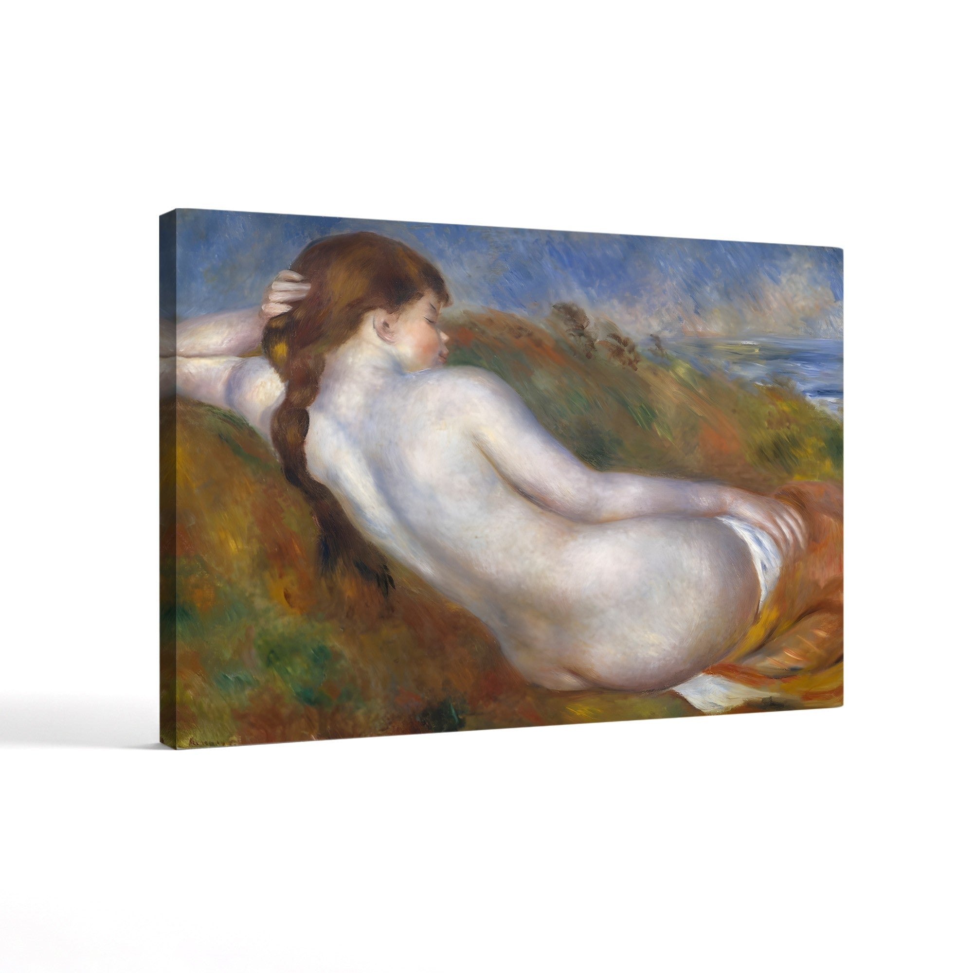 Reclining Nude – Renoir Wall Art | Impressionist Nude Canvas Print