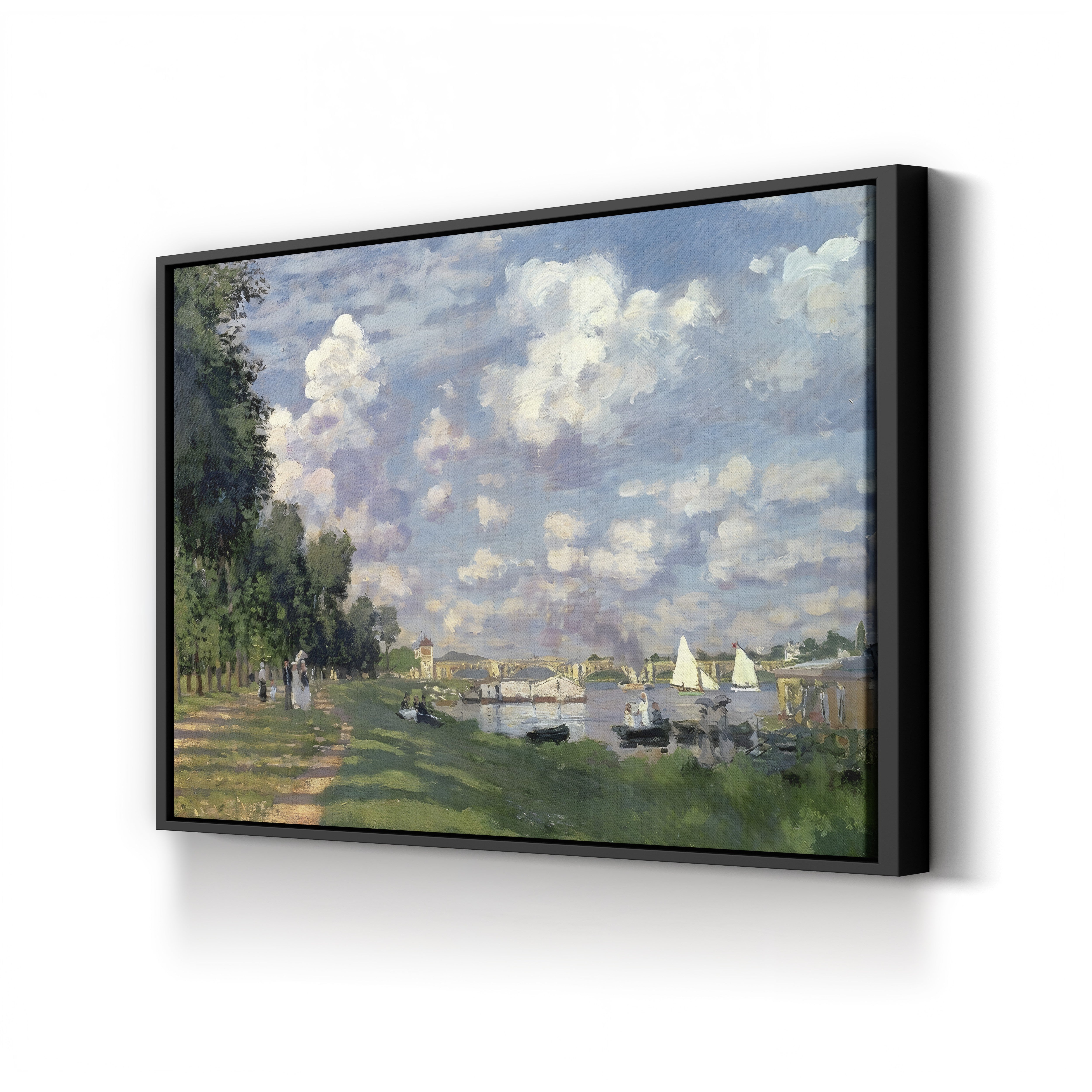 The Marina at Argenteuil, 1872 by Claude Monet
