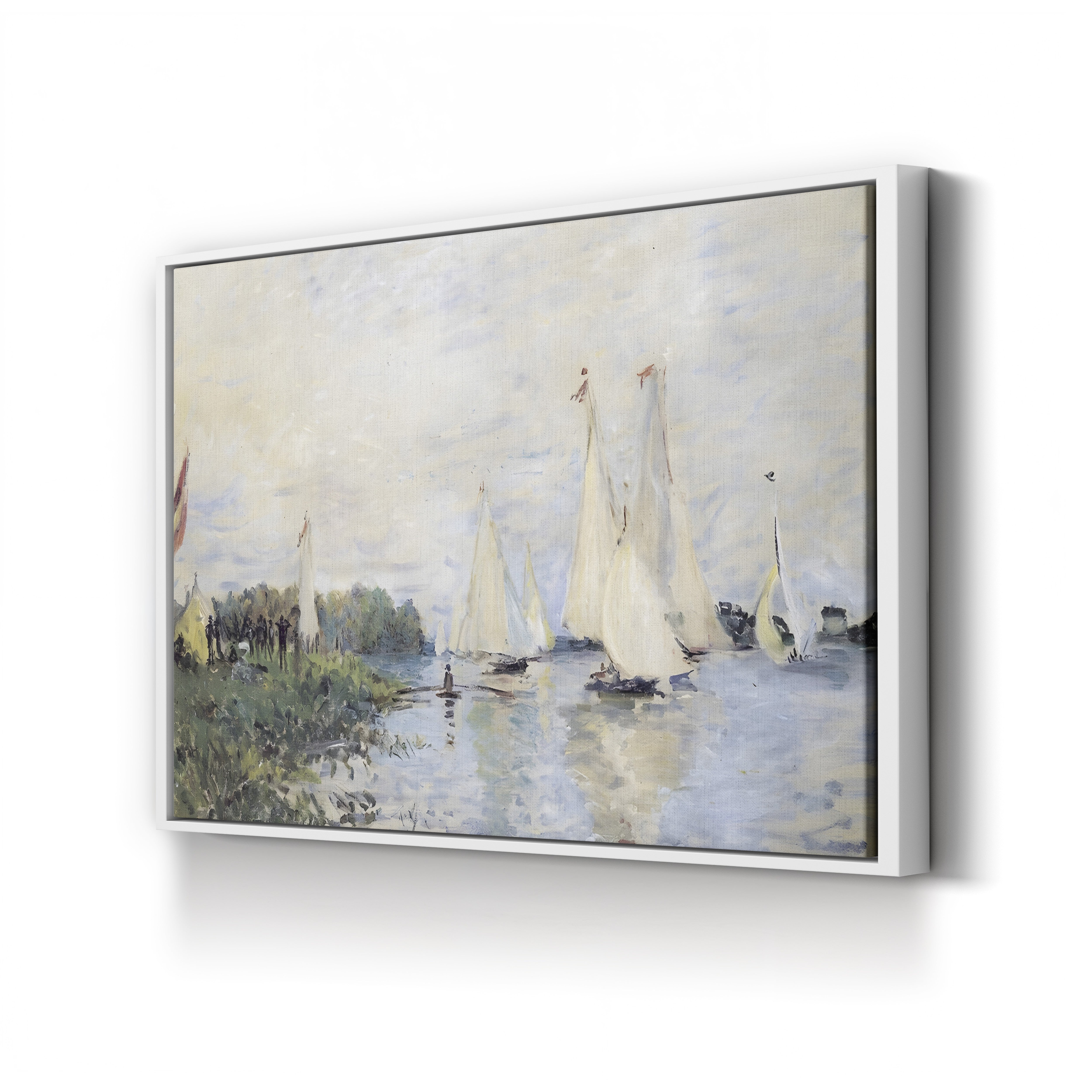 Regatta at Argenteuil (Les Barques, Régates à Argenteuil), 1874 by Claude Monet