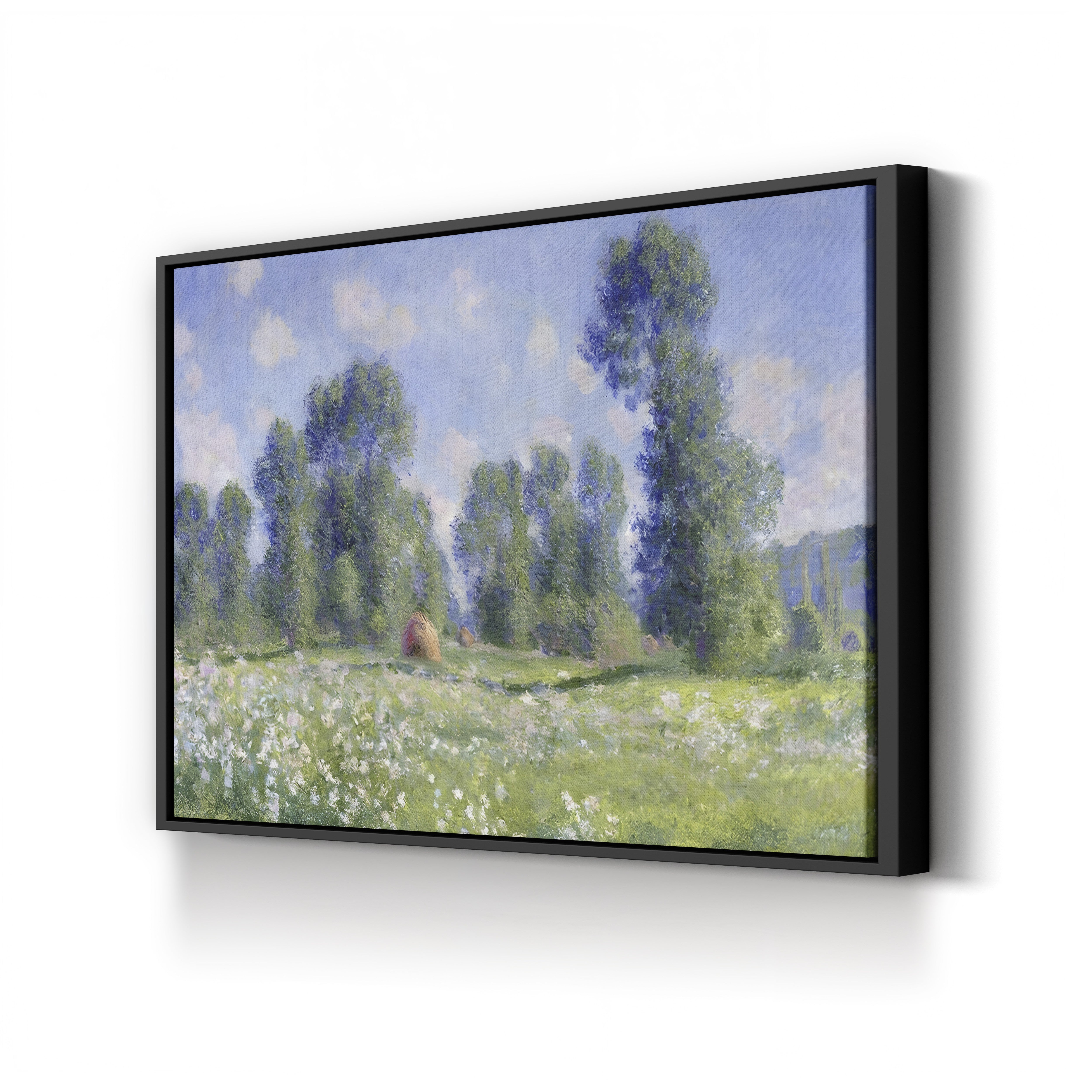 Effect of Spring, Giverny, 1890 – Claude Monet Wall Art | Impressionist Landscape Canvas Print