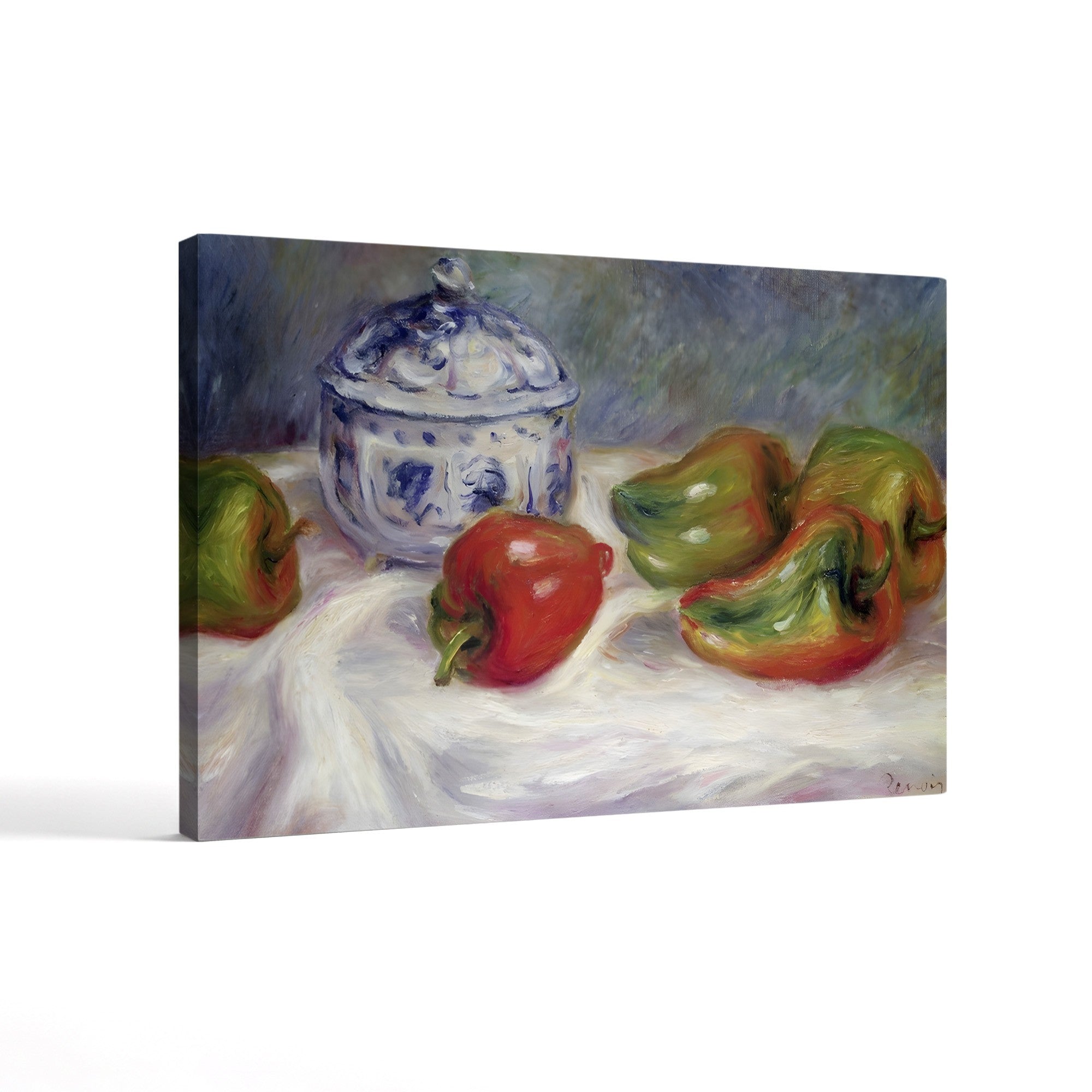 Sugar Bowl and Red Peppers, 1905 – Renoir Wall Art | Impressionist Canvas