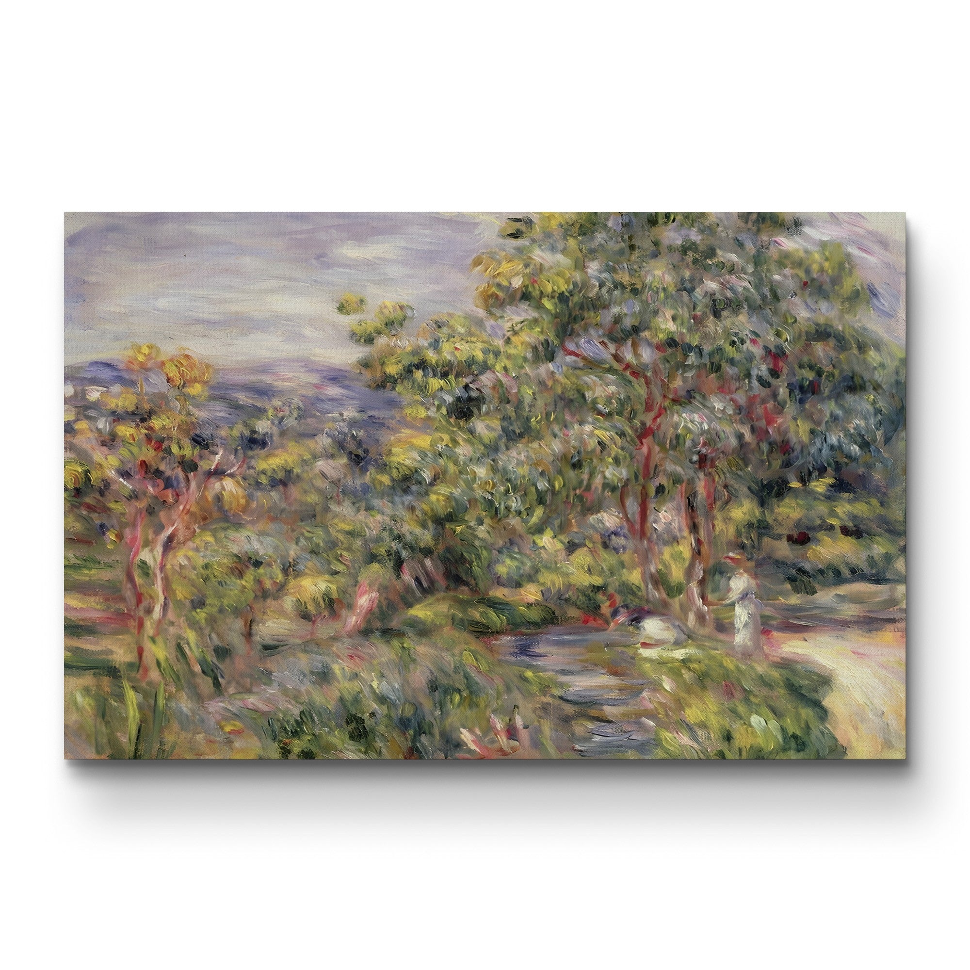 View of Cagnes, 1900 – Pierre-Auguste Renoir Wall Art | Impressionist Provence Canvas Print
