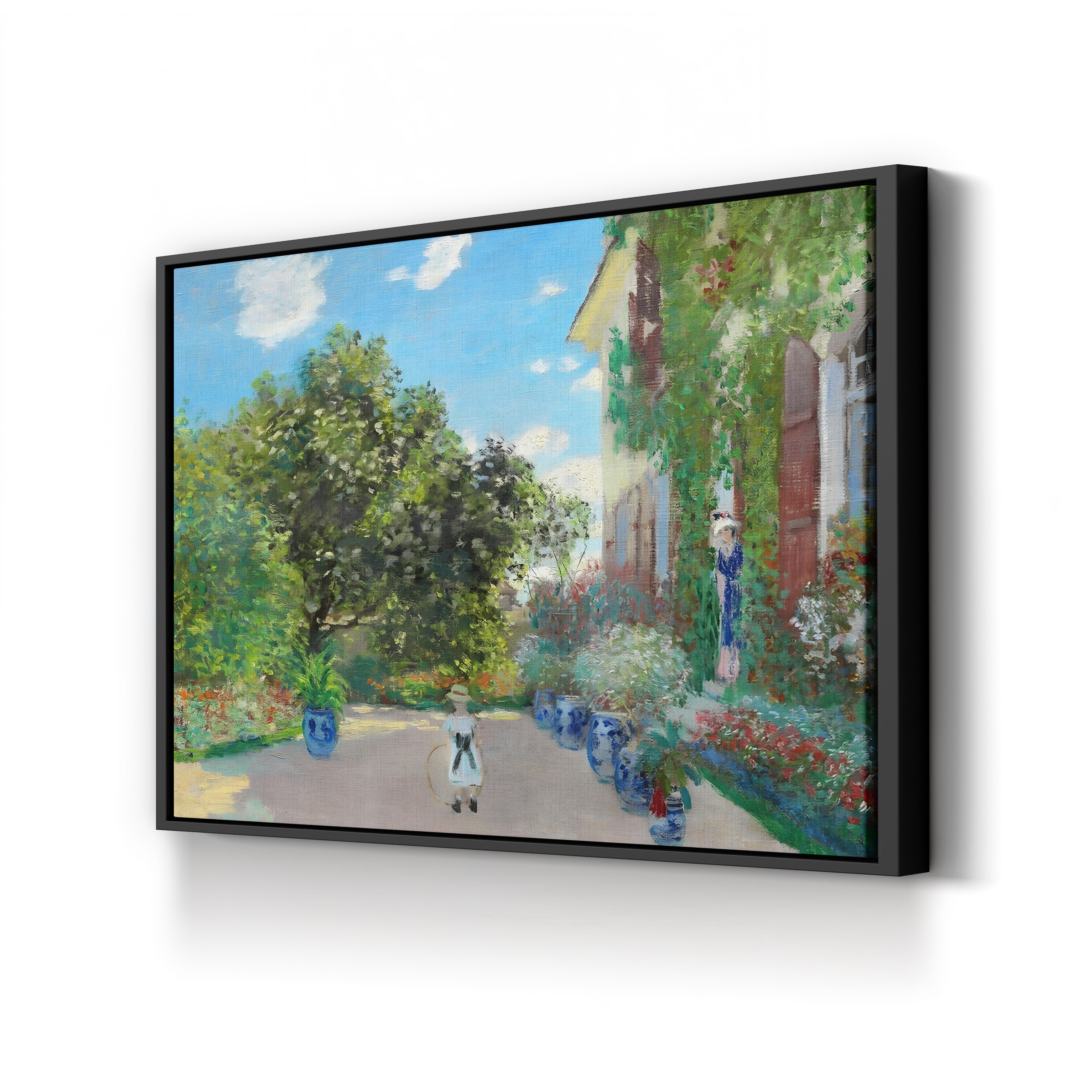 The Artist’s House at Argenteuil (La Maison de l’artiste à Argenteuil), 1873 by Claude Monet