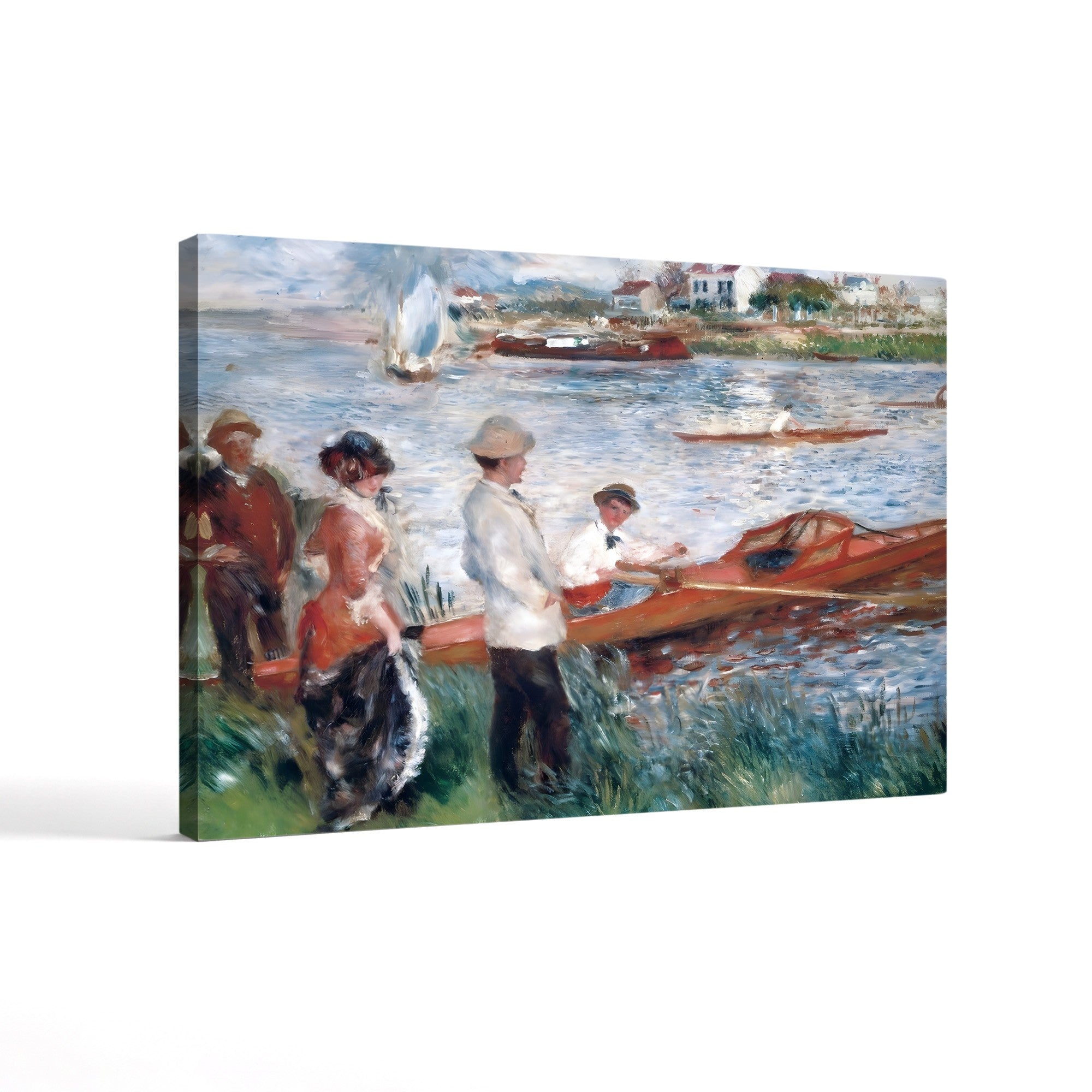Oarsmen at Chatou – Renoir Wall Art | Impressionist Boating Canvas